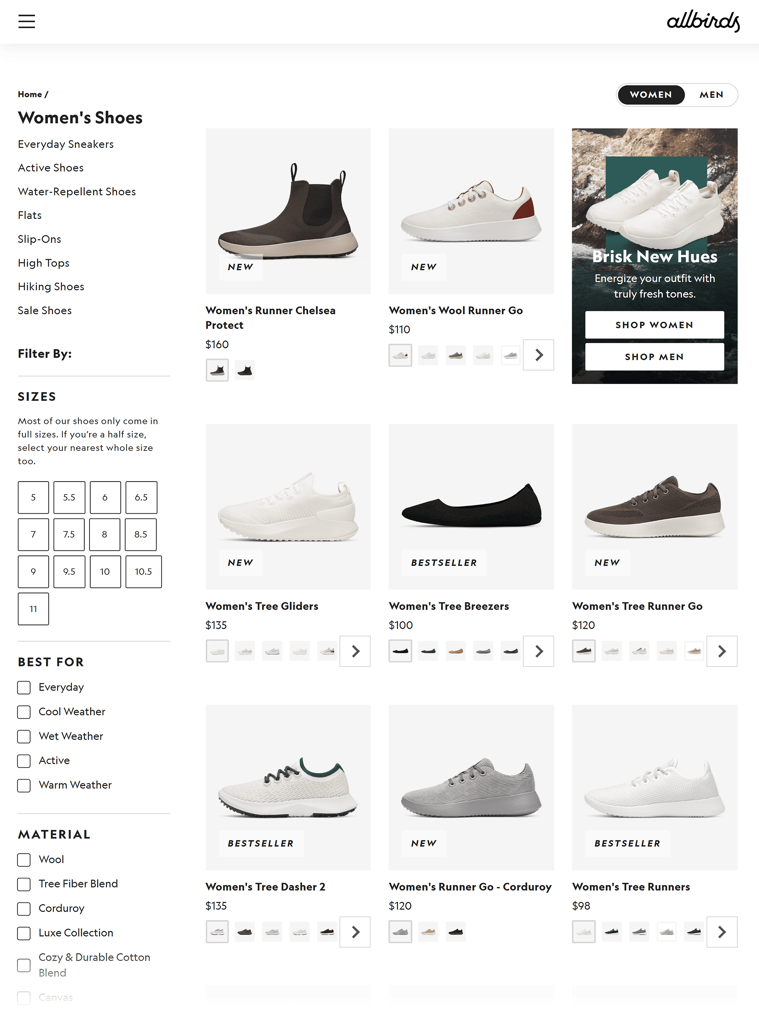 Allbirds – Collections