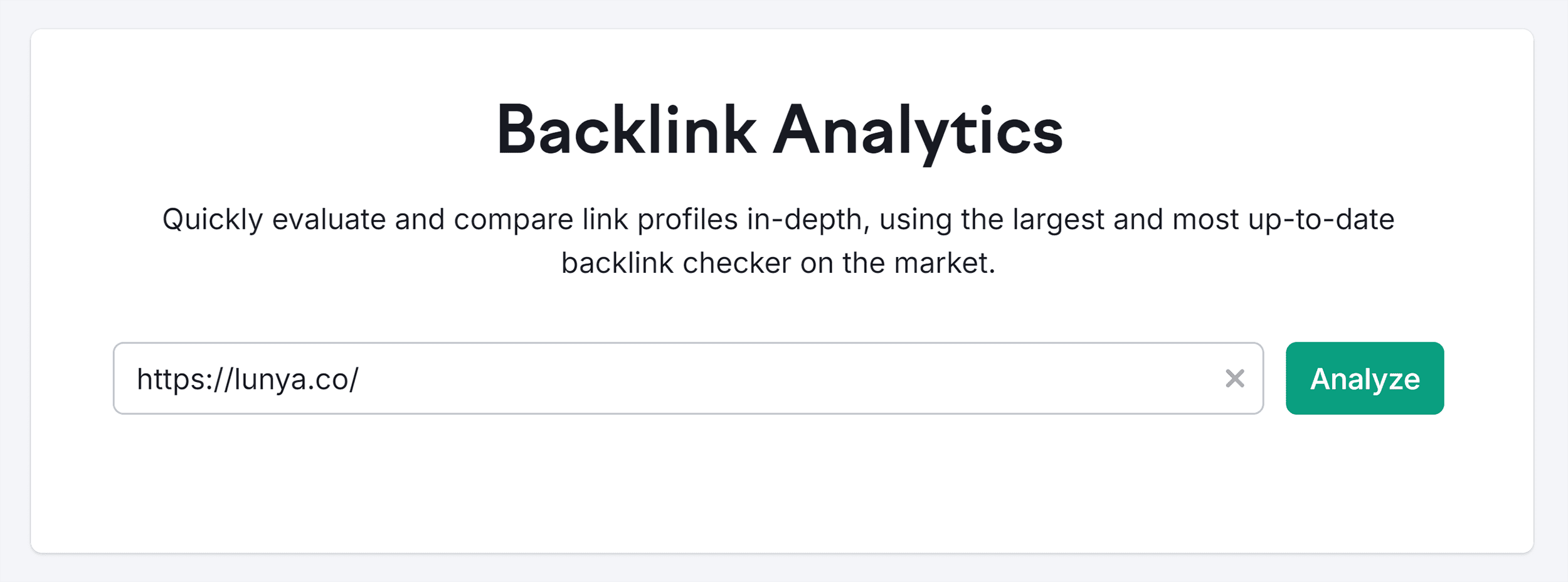Backlink Analytics – Search – Lunya Backlink Analytics – Search – Lunya