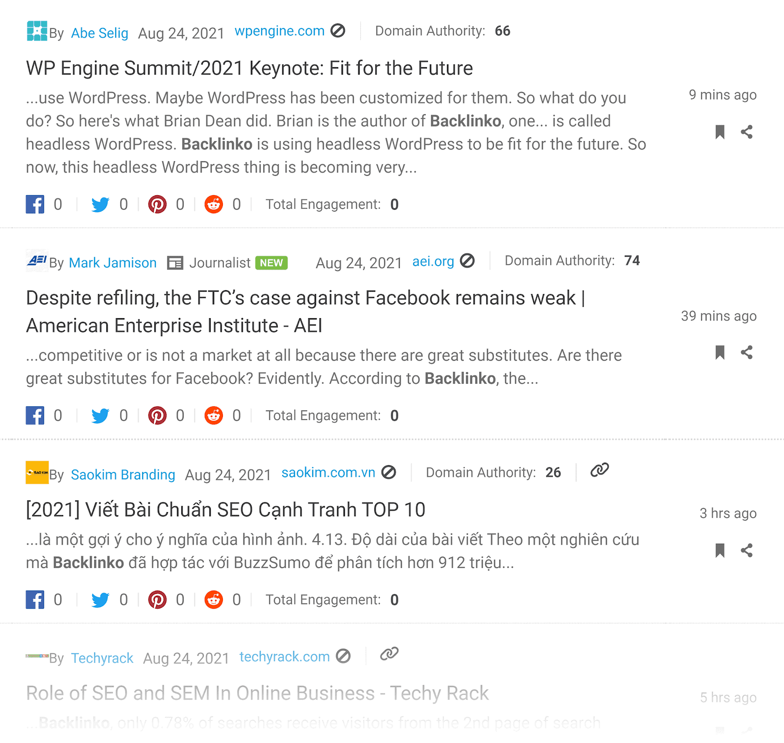 backlinko 26 See results mentioning your brand