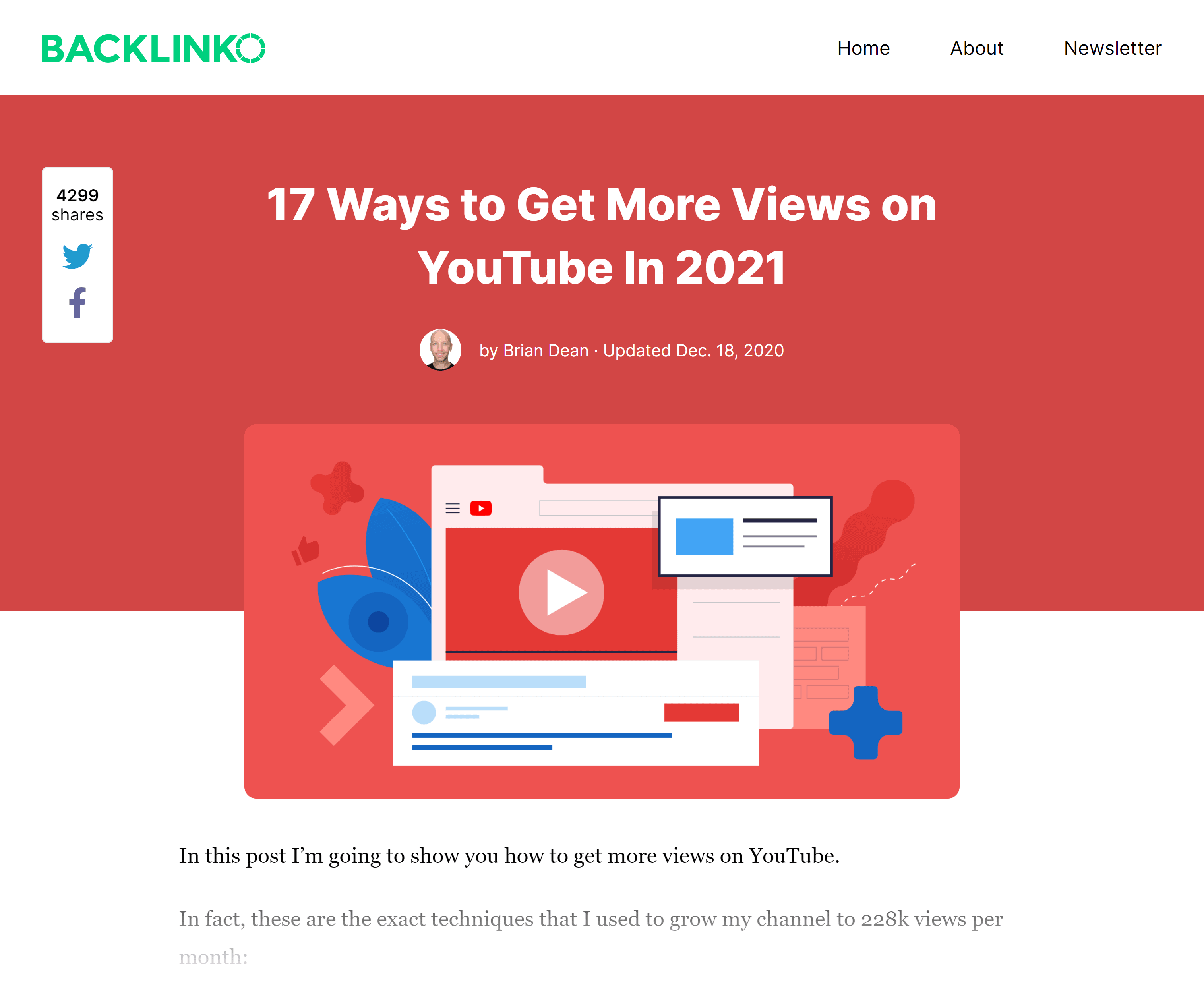 Backlinko – Get YouTube views post Backlinko – Get YouTube views post