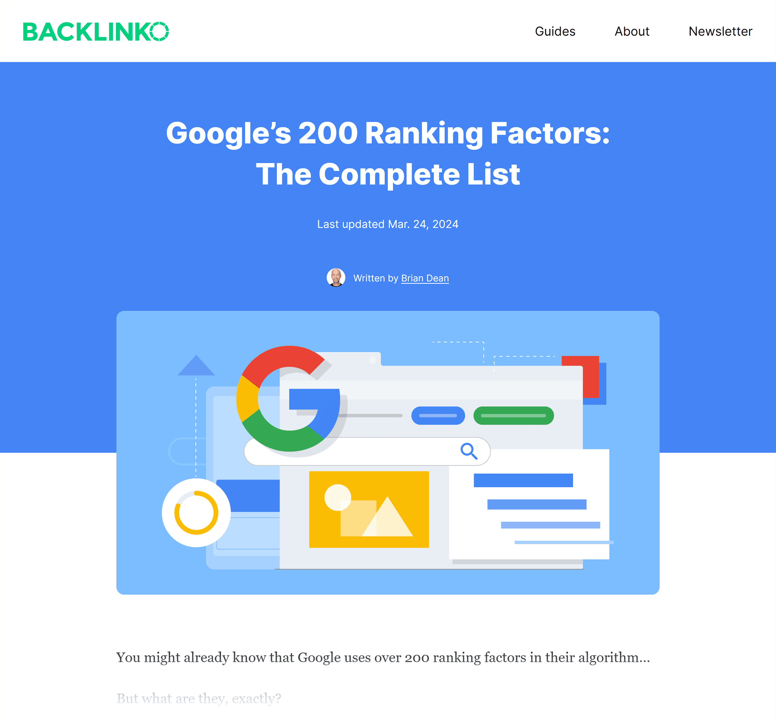 Backlinko – Google Ranking Factors Backlinko – Google Ranking Factors