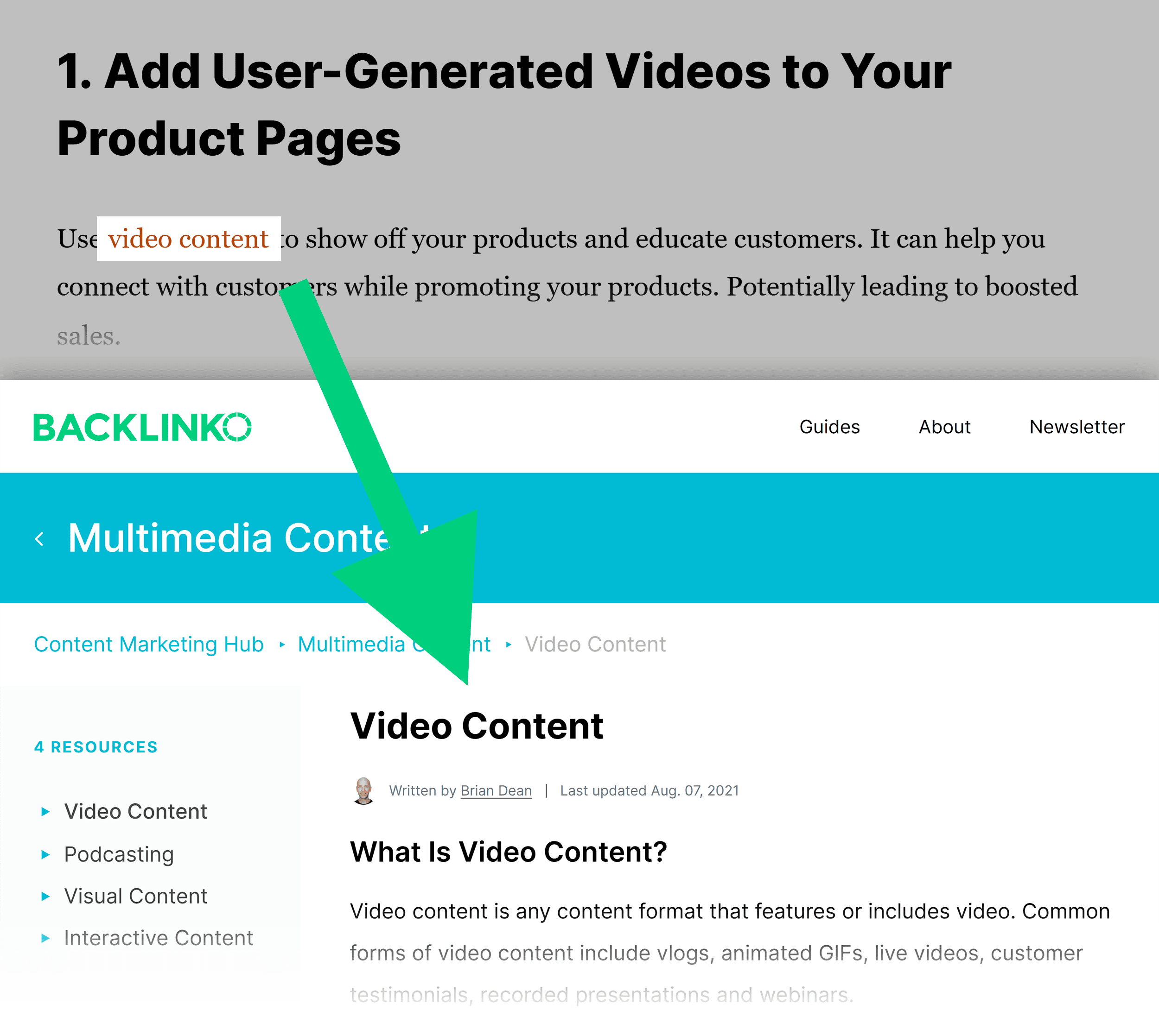 Backlinko – Internal links Backlinko – Internal links