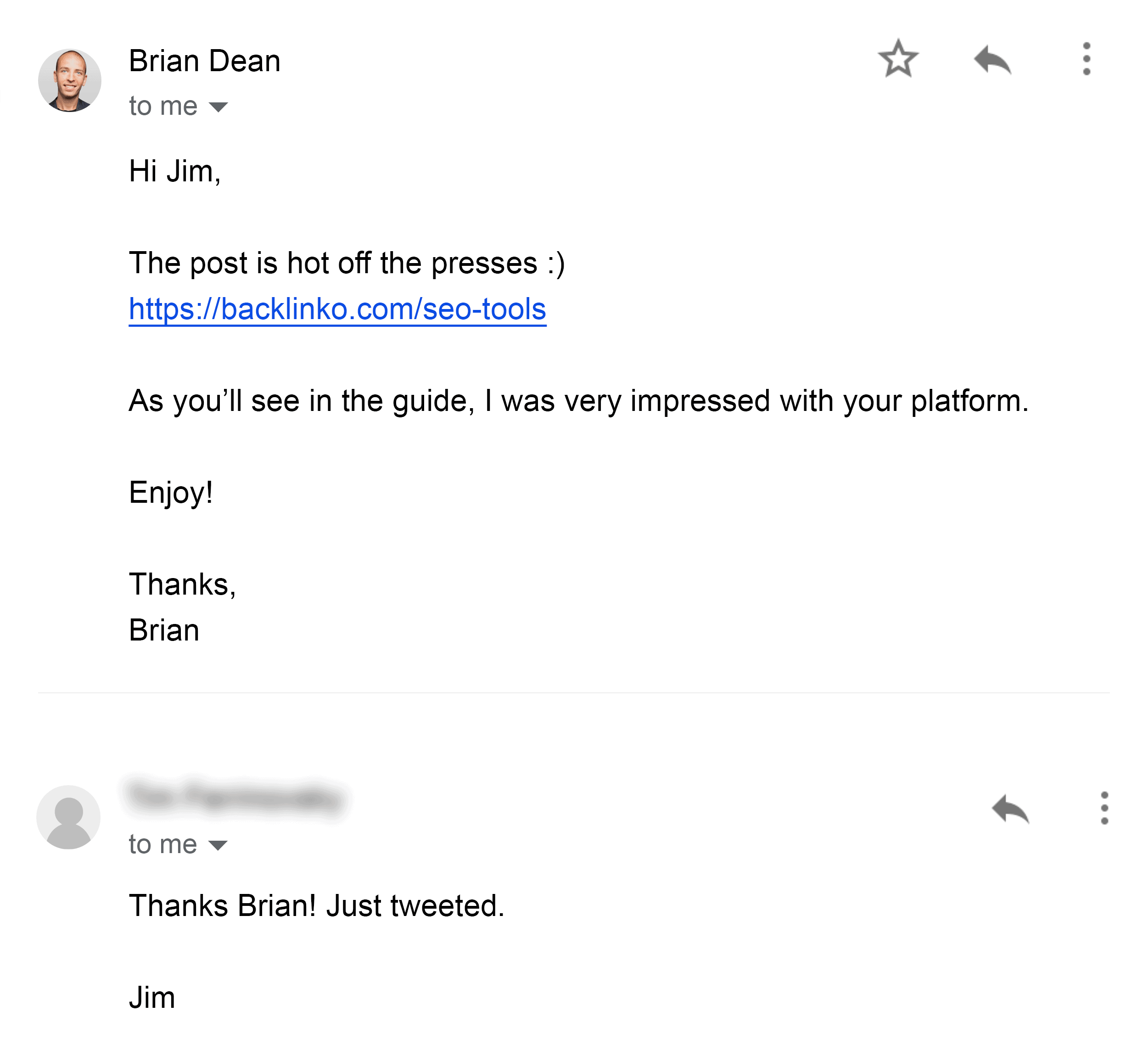 Brian – Follow-up email – SEO tools post Brian – Follow-up email – SEO tools post