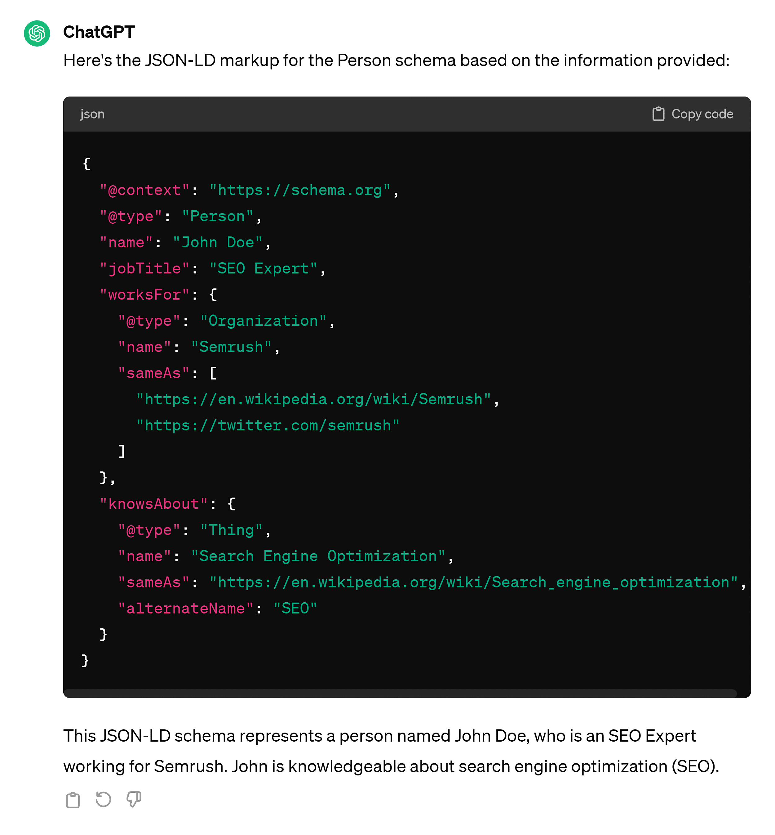 ChatGPT – Better schema ChatGPT – Better schema