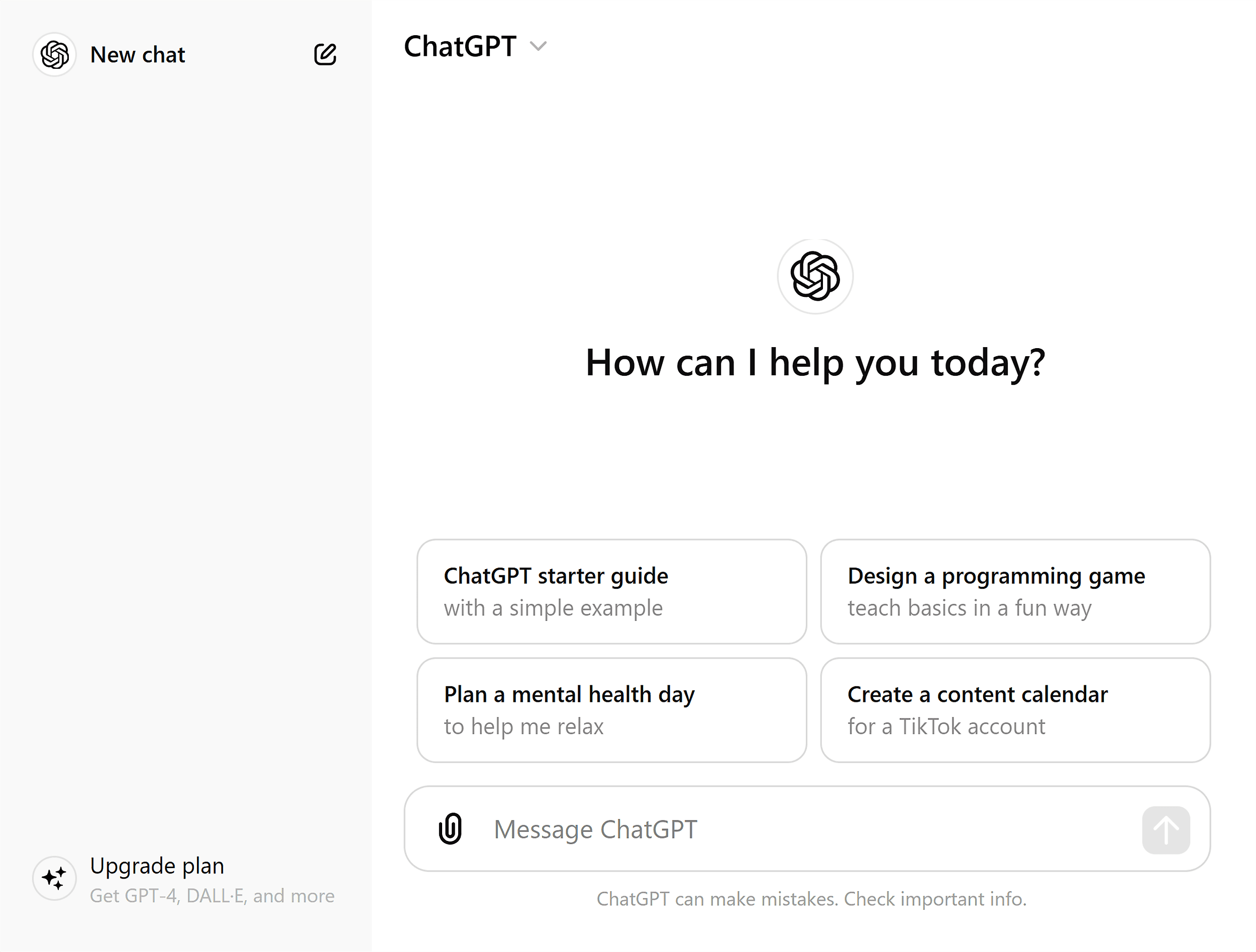 ChatGPT – Homepage ChatGPT – Homepage