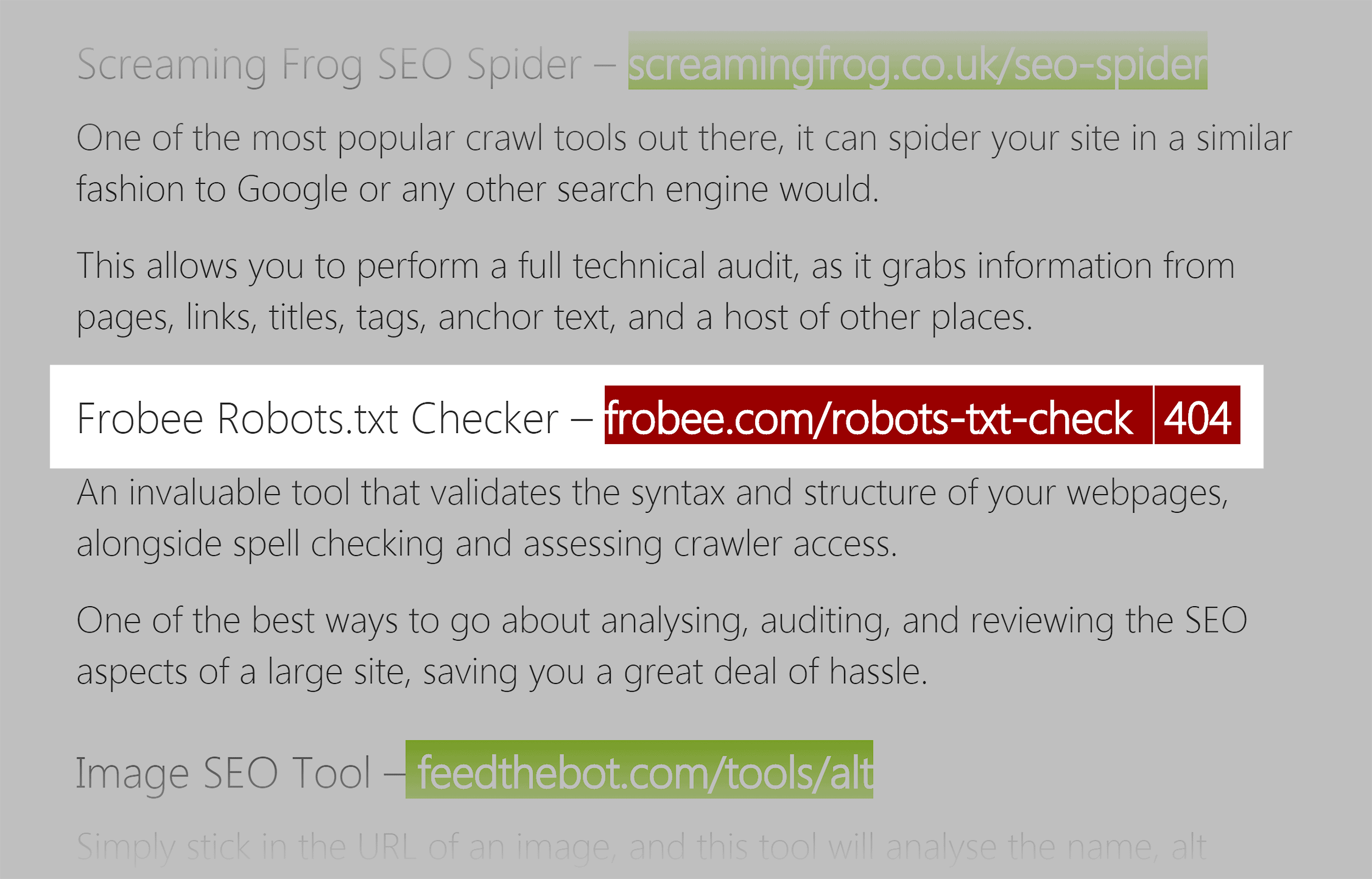 Check my links – Broken link Check my links – Broken link