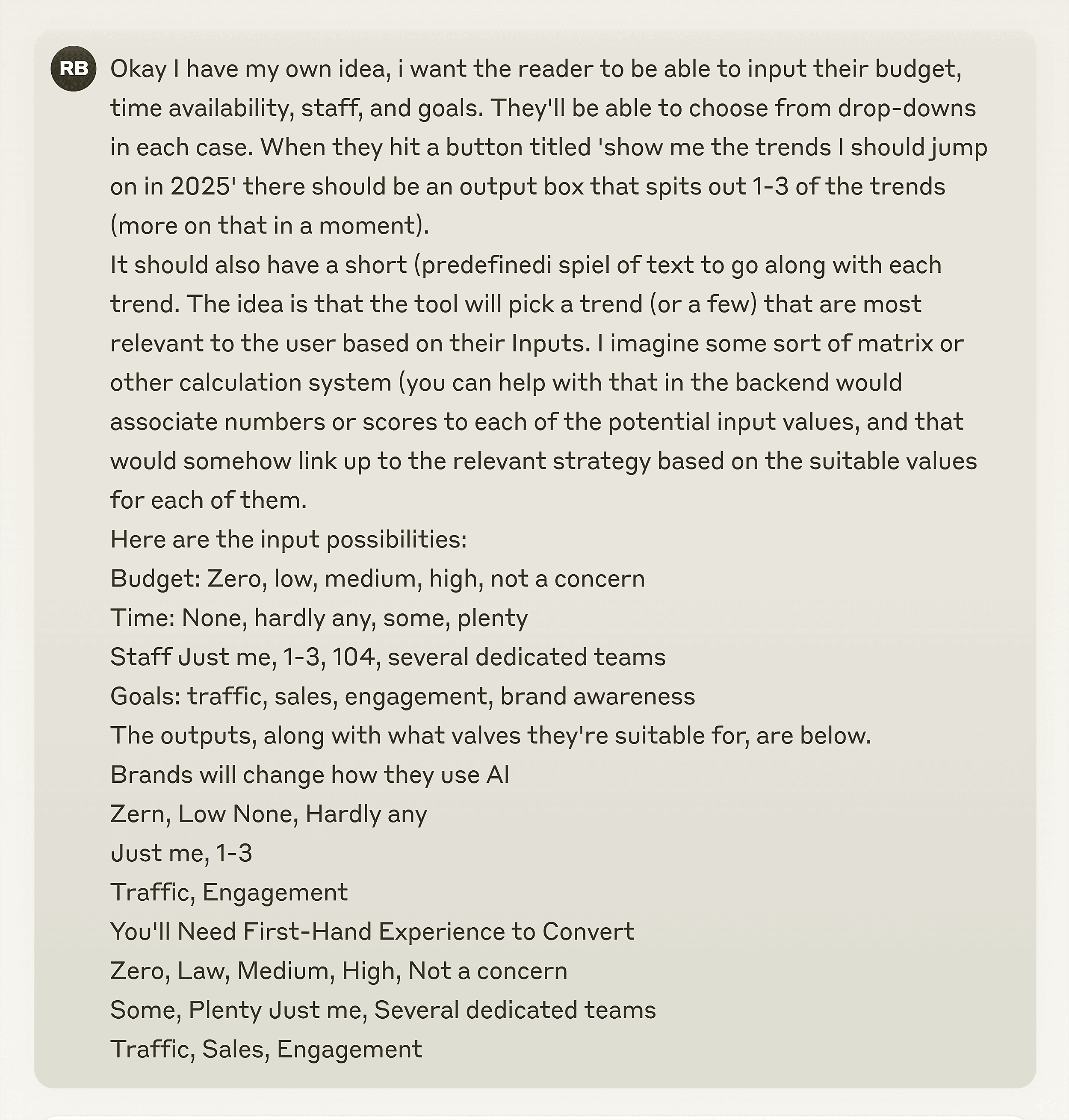 Claude – Prompt for marketing trend tool Claude – Prompt for marketing trend tool