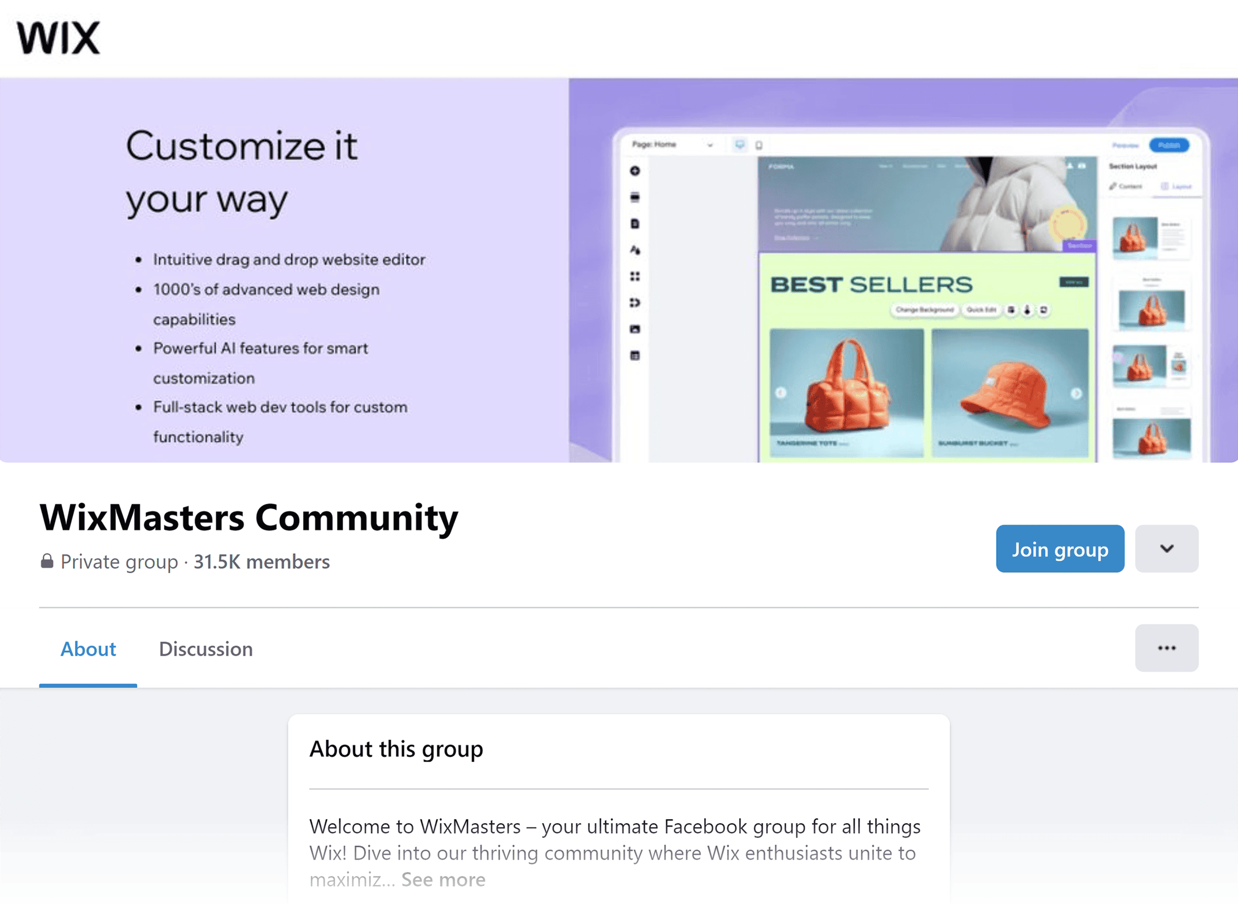 Facebook – Groups – Wix Facebook – Groups – Wix