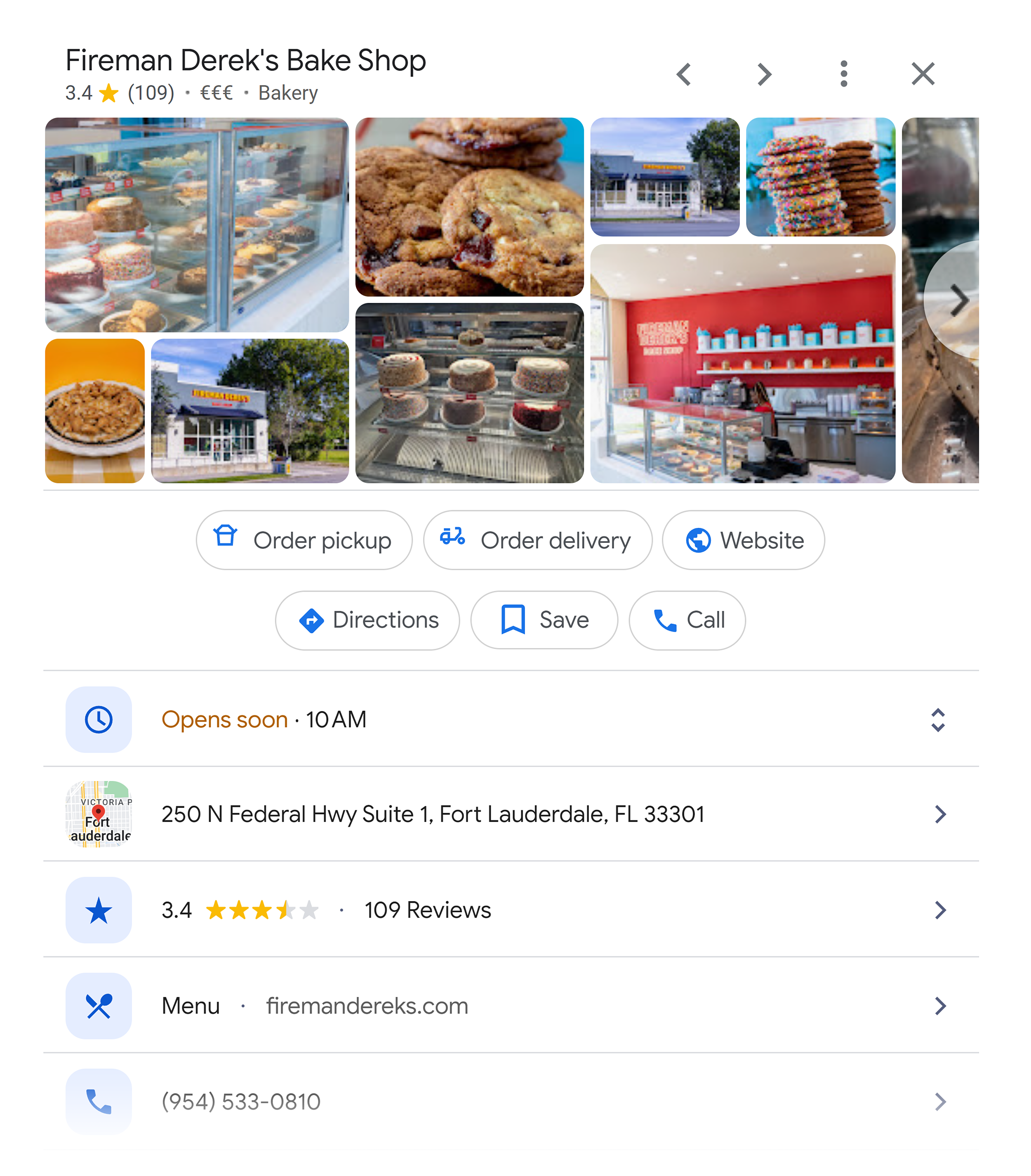 Fireman Derek’s Bakery – Details Fireman Derek's Bakery – Details