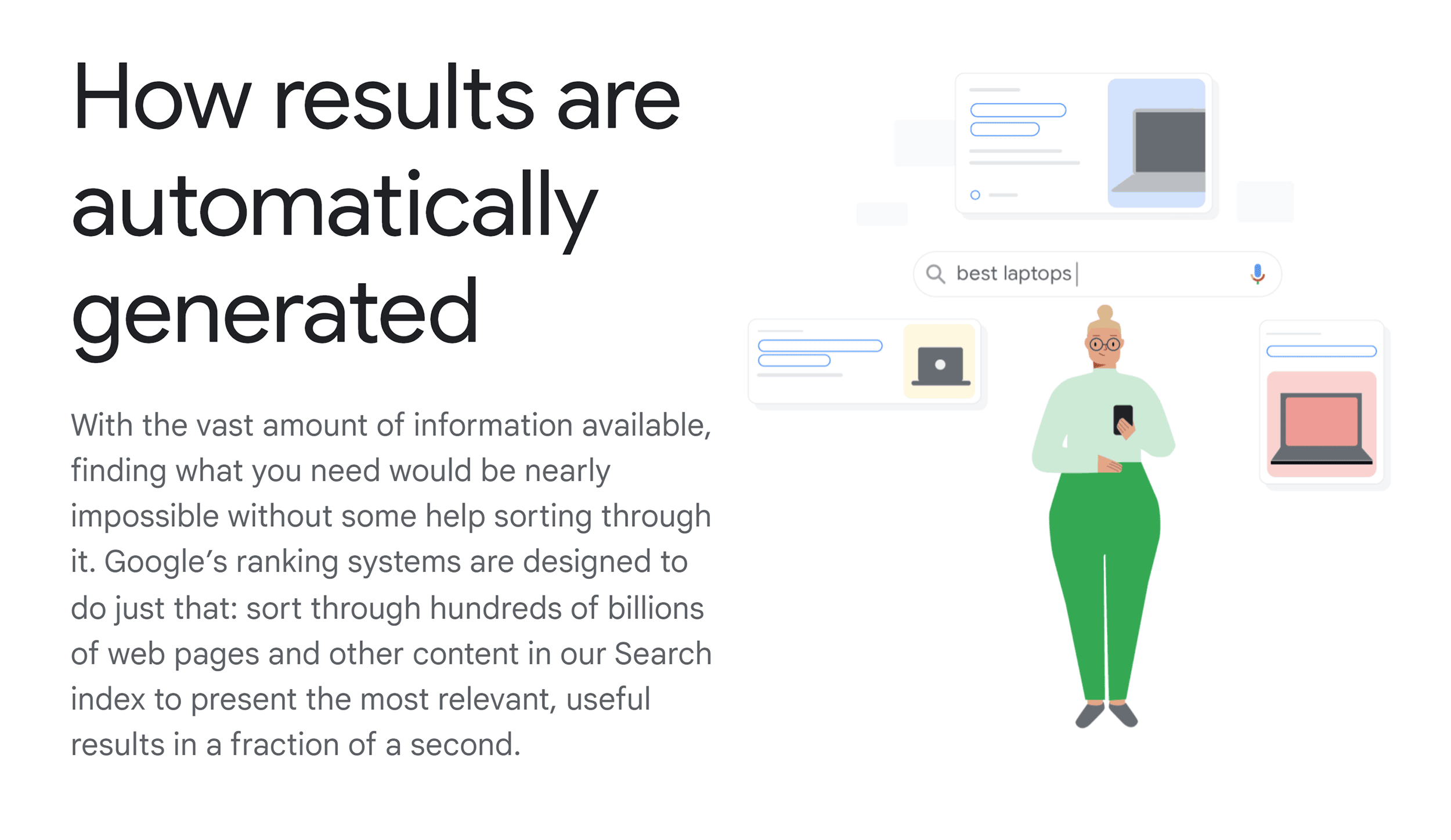 Google – How search works – Ranking results Google – How search works – Ranking results