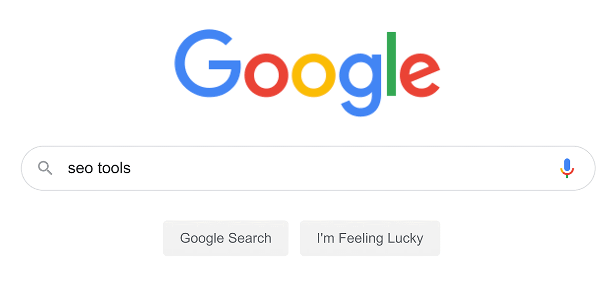 Google search – “seo tools” Google search – "seo tools"