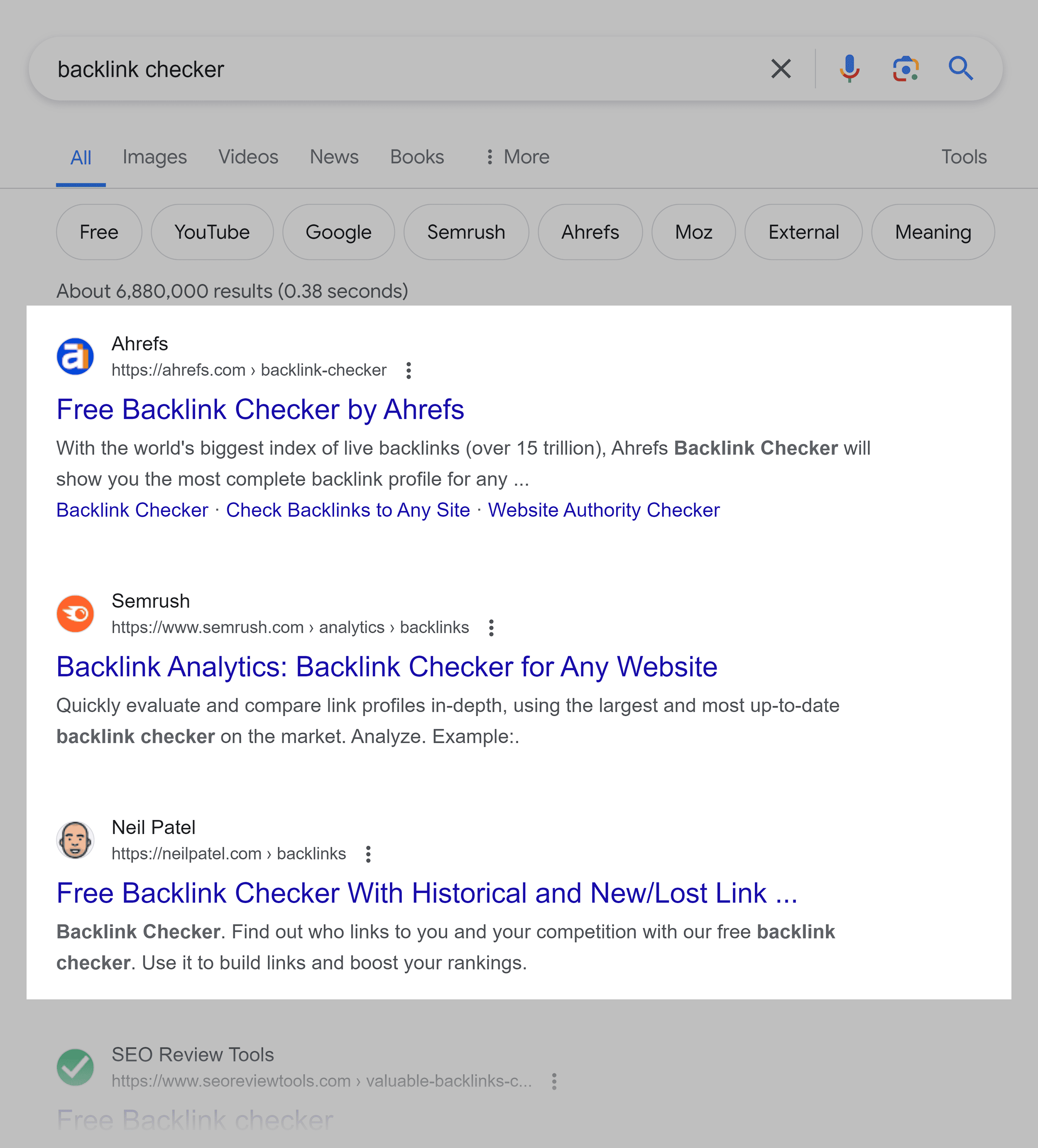 Google SERP – Backlink checker Google SERP – Backlink checker