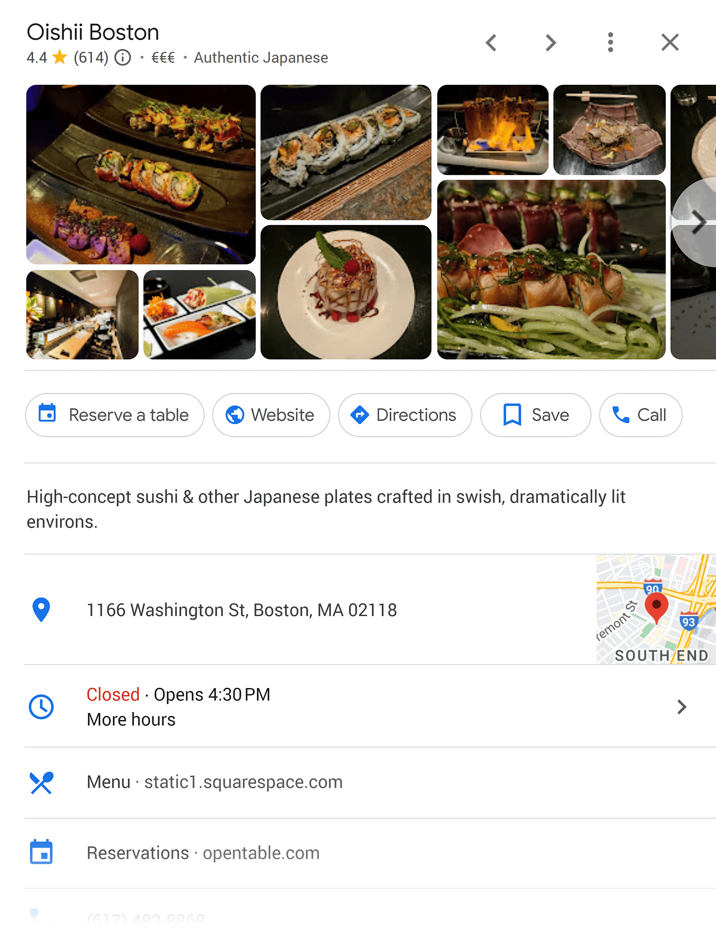 Google SERP – Listing details Google SERP – Listing details