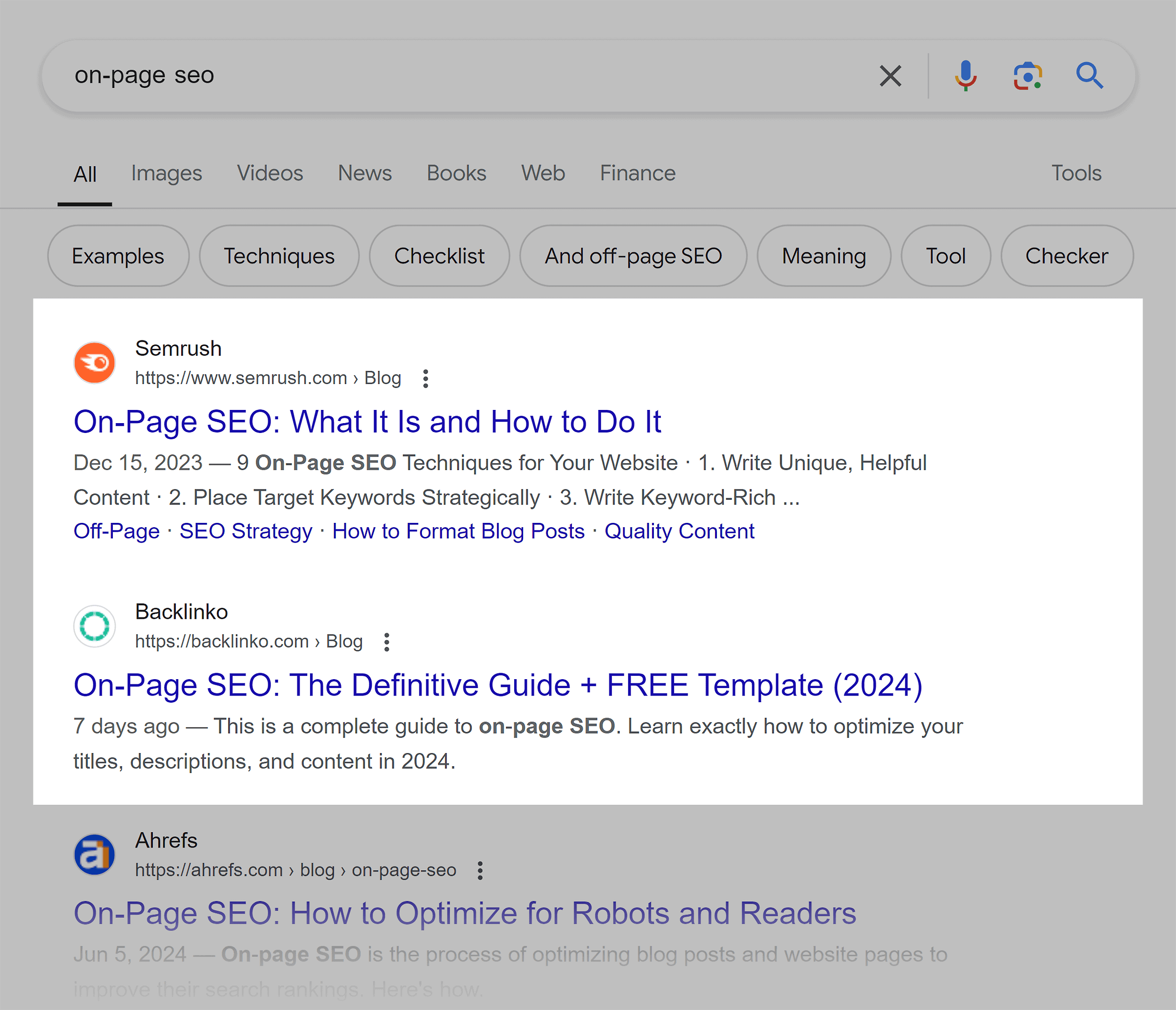 google-serp-on-page-seo Google SERP – On-page SEO