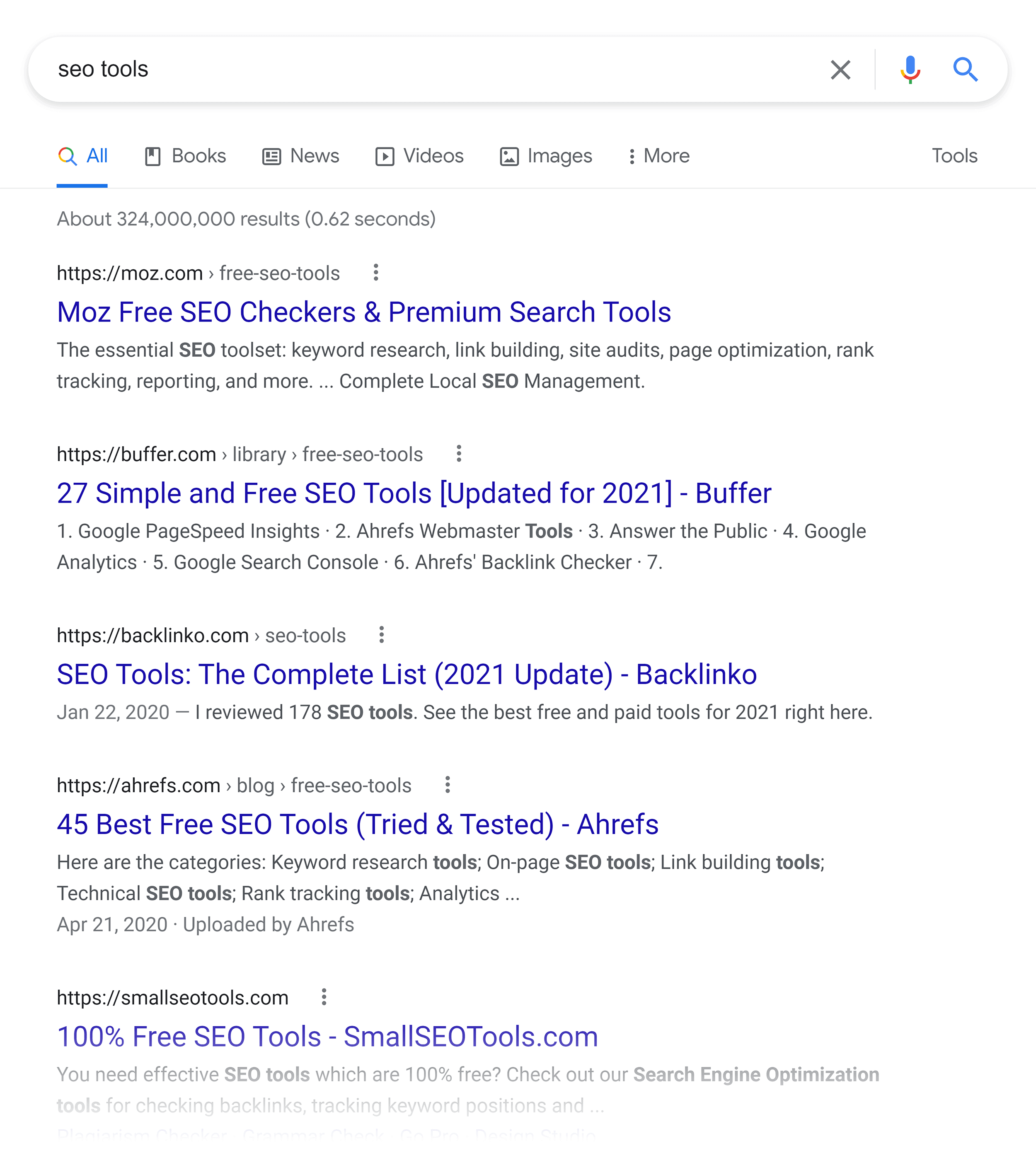 Google SERP – SEO tools Google SERP – SEO tools