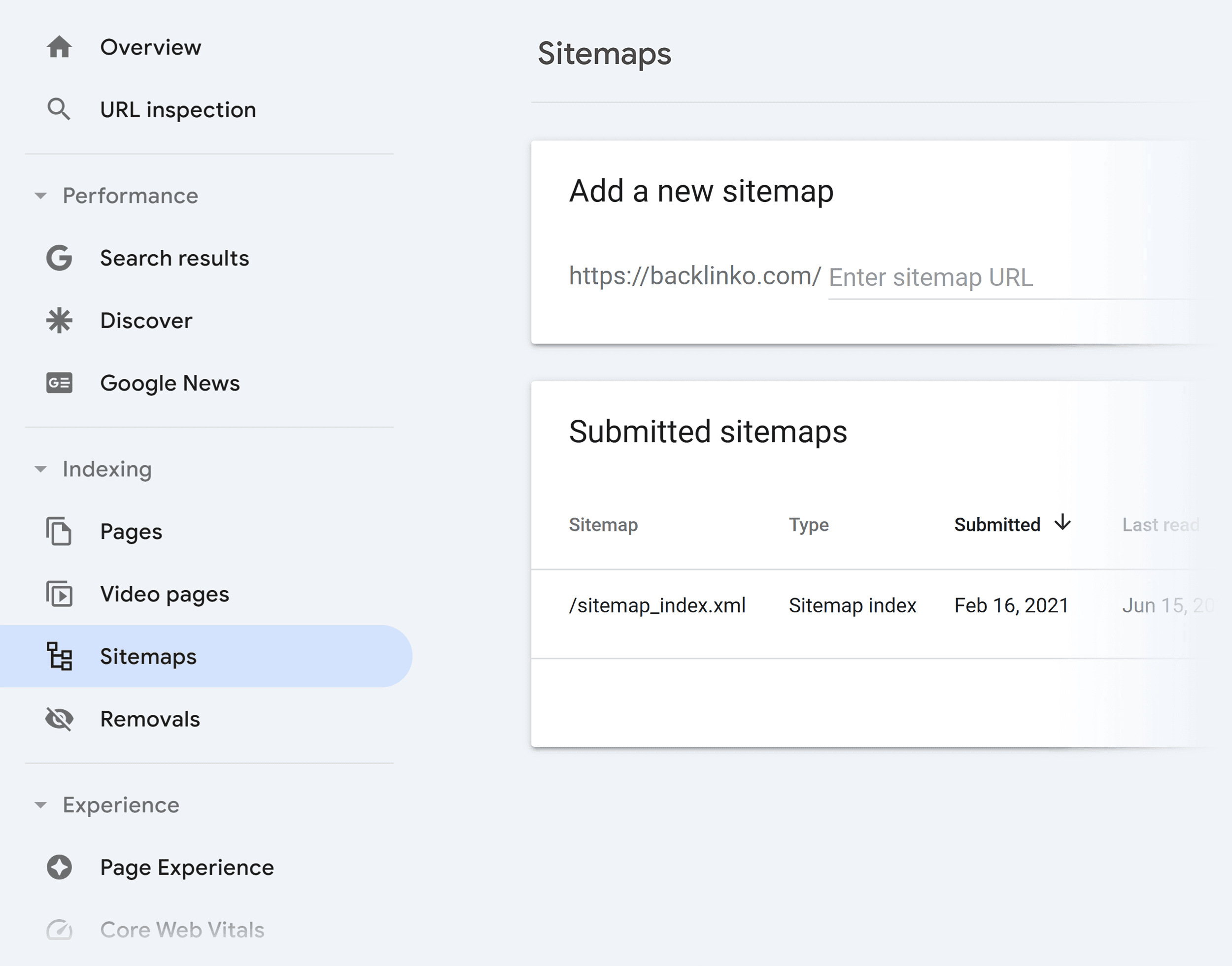GSC – Sitemaps GSC – Sitemaps