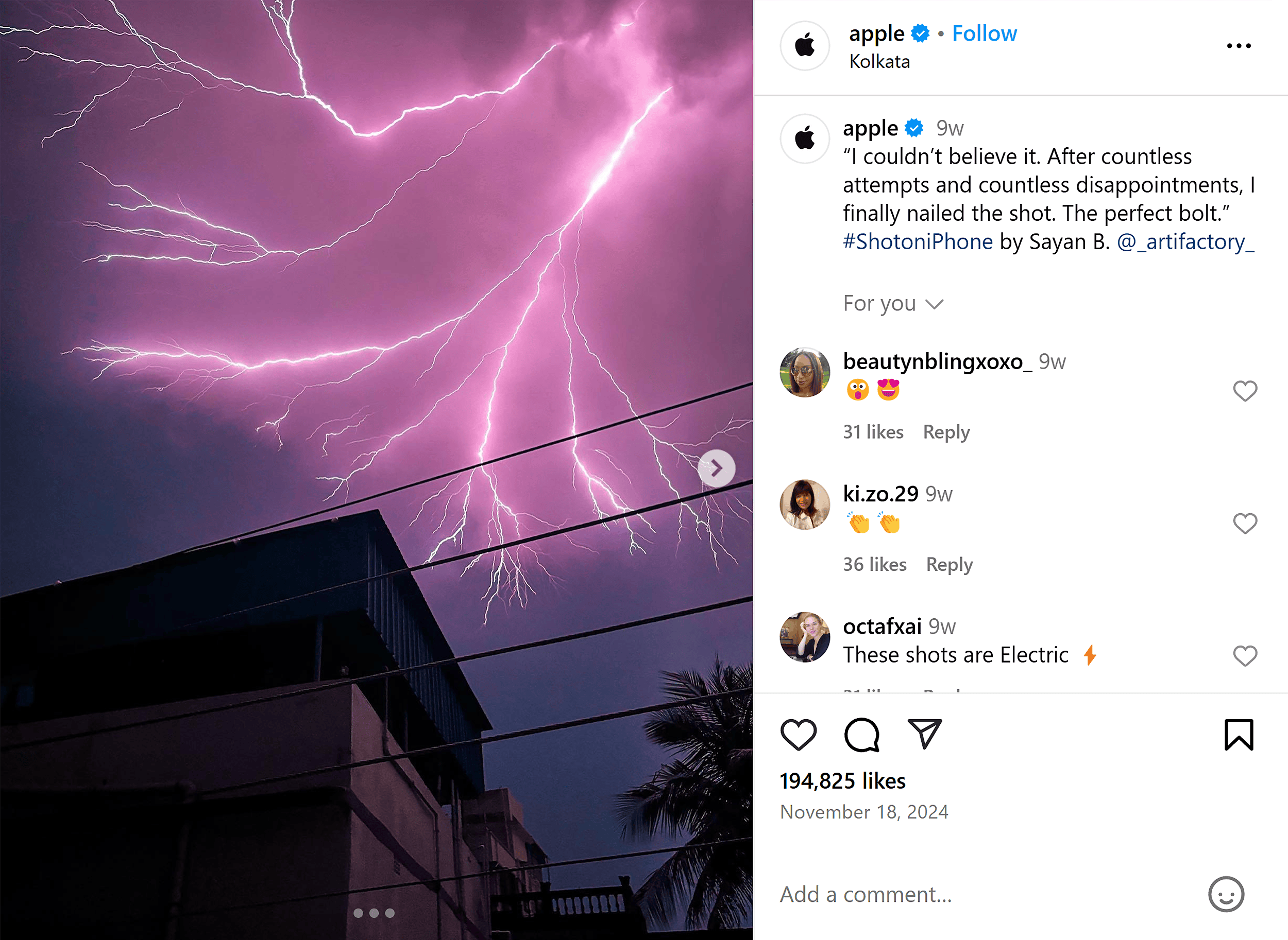 Instagram – Apple feature the best shots Instagram – Apple feature the best shots