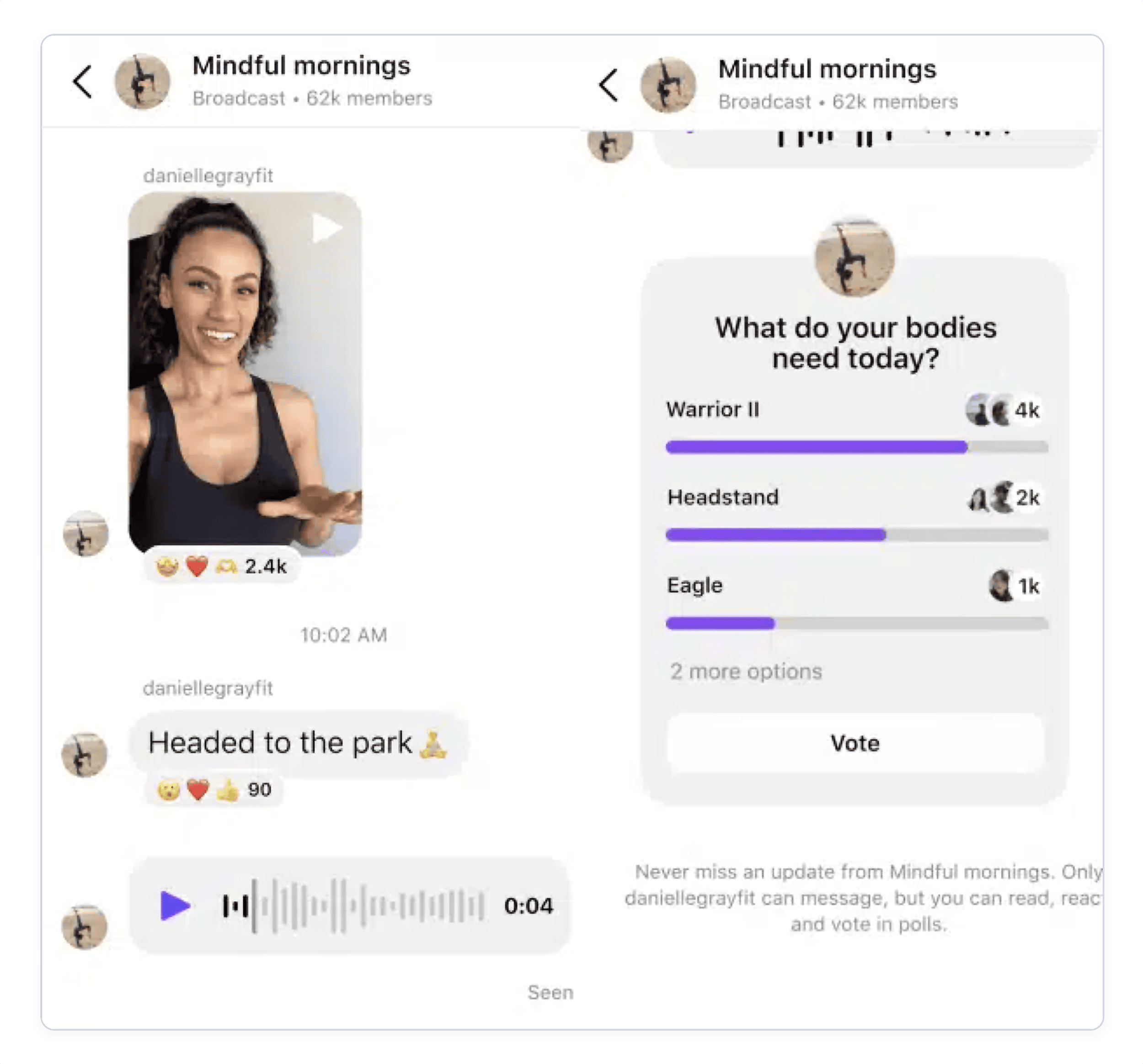 Instagram – Broadcast Channels Instagram – Broadcast Channels