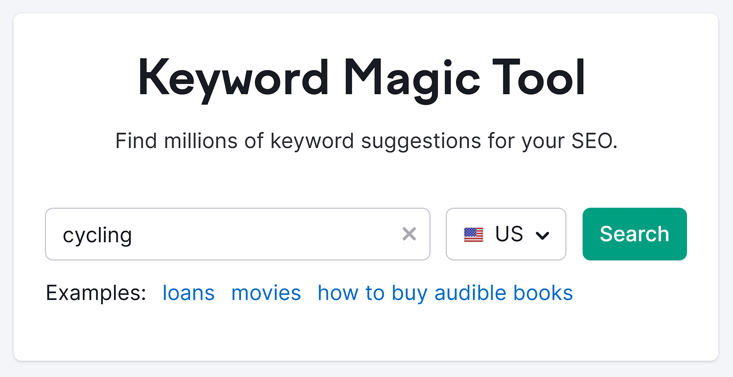 Keyword Magic Tool – Cycling Keyword Magic Tool – Cycling