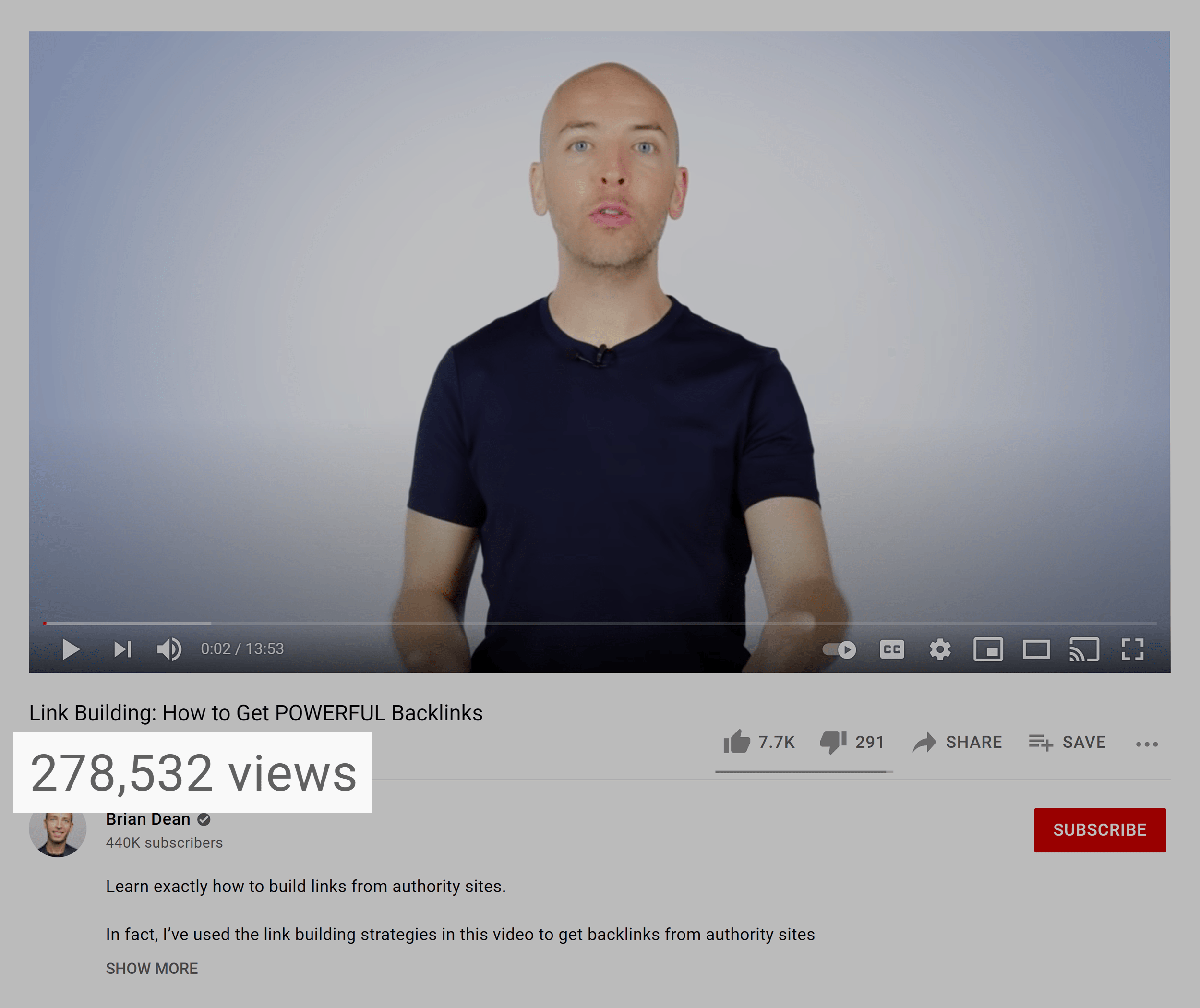 Link building video – Views Link building video – Views