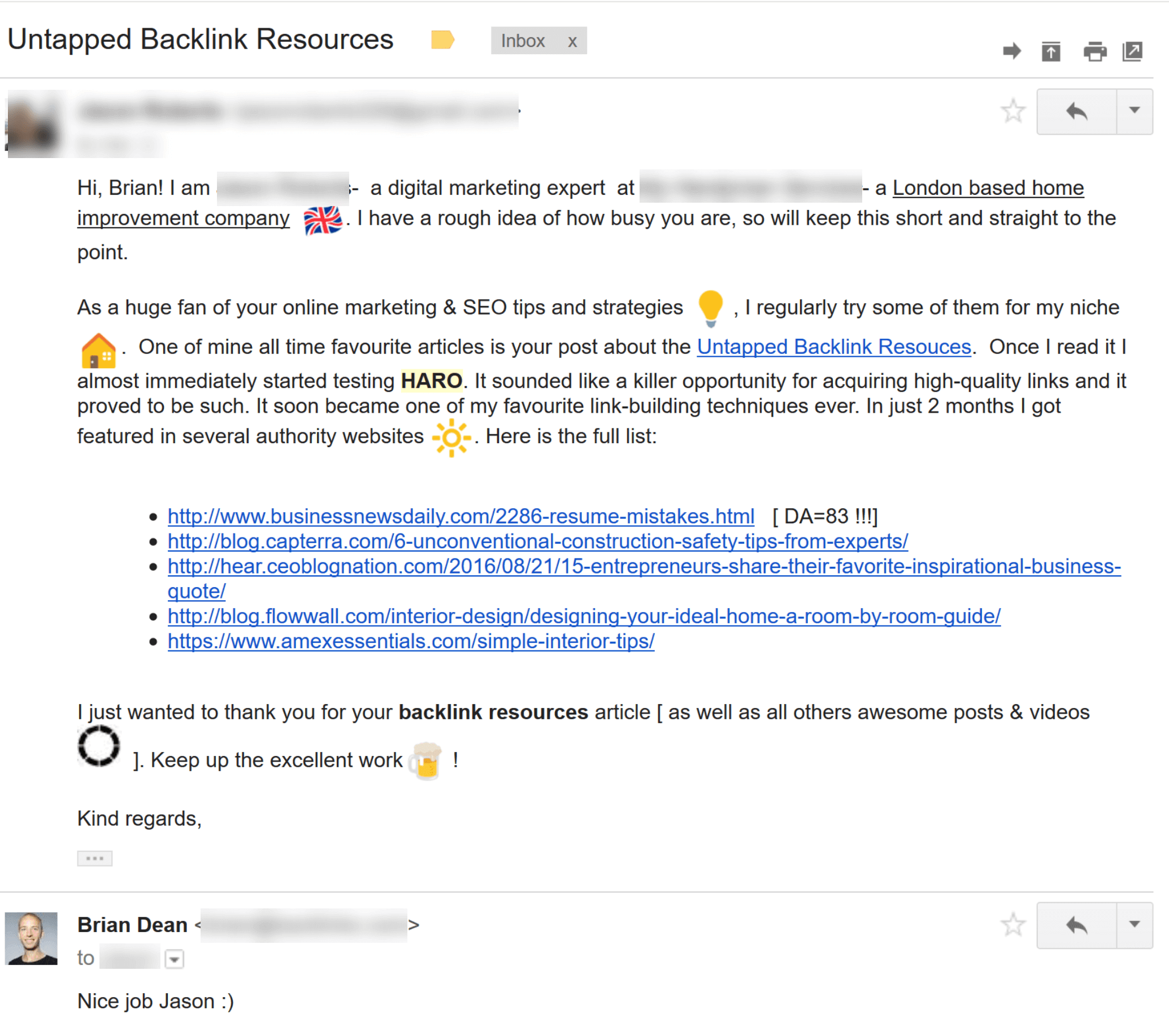 links-email