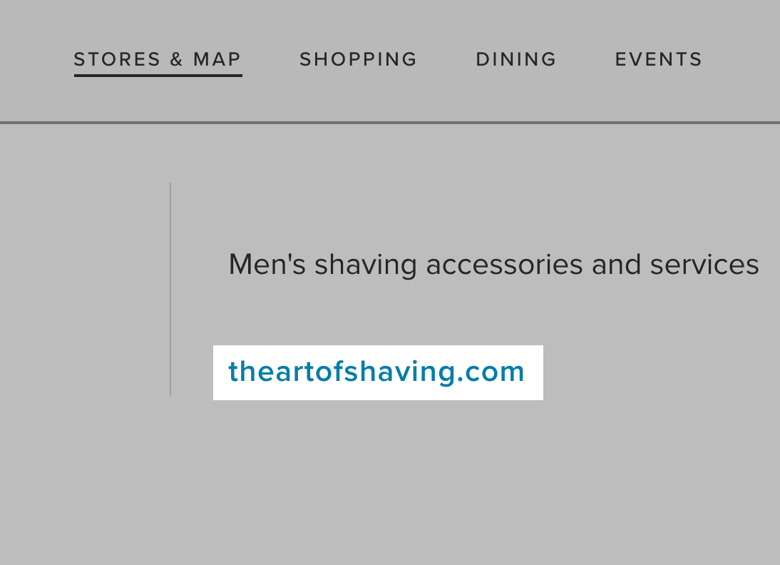 Links from shopping mall sites Links from shopping mall sites