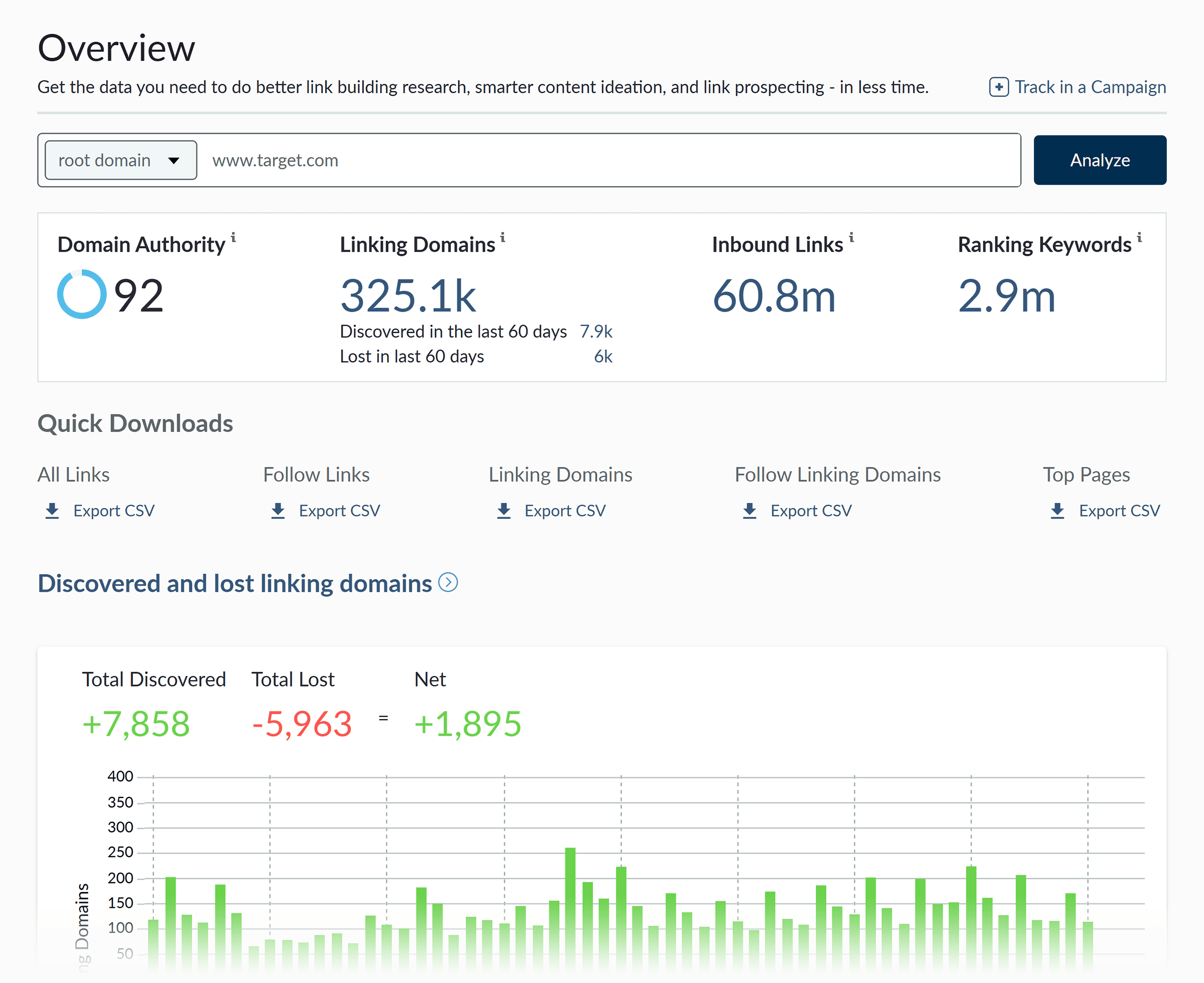 Moz – Link Explorer Moz – Link Explorer