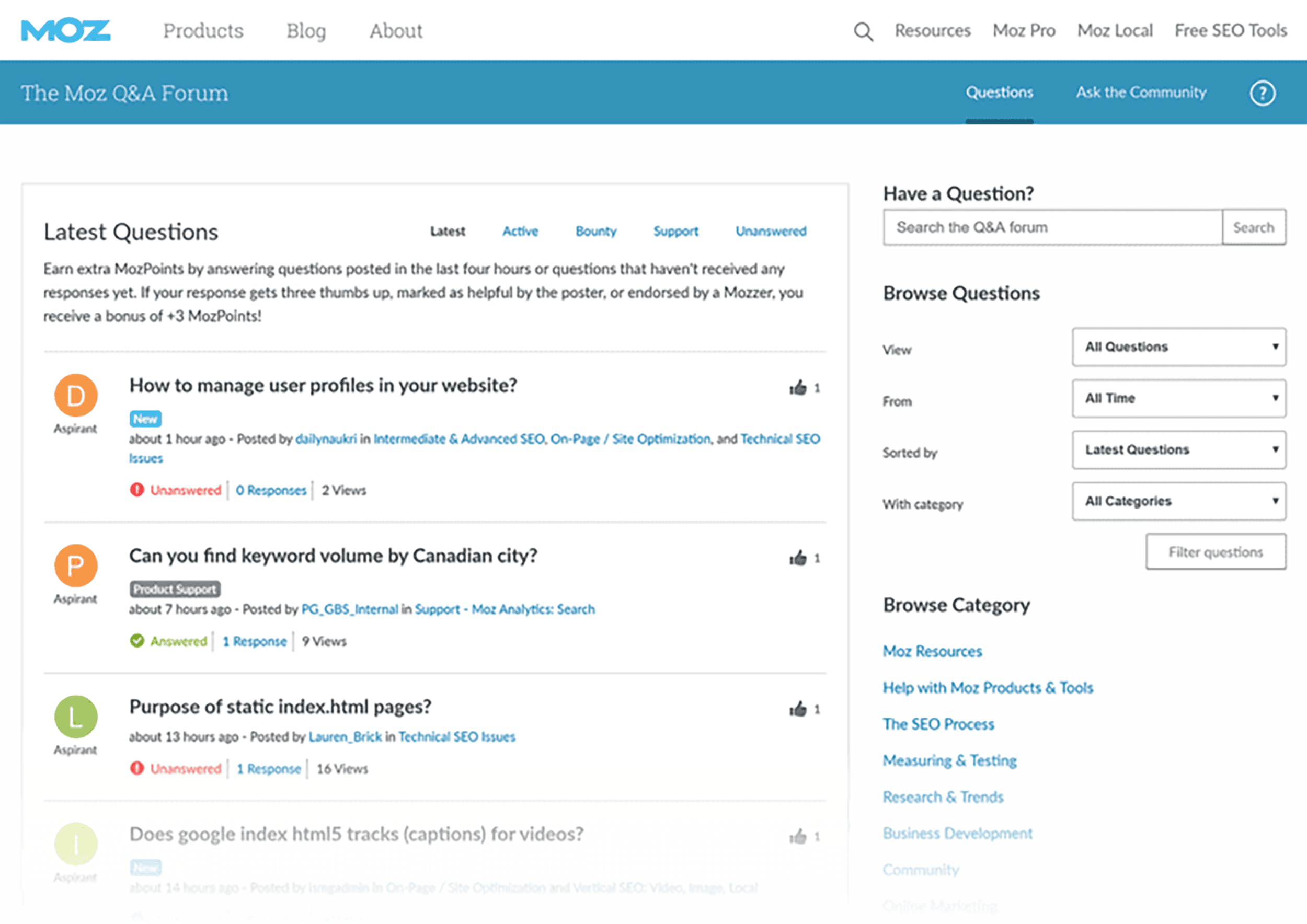 MOZ – Q and A Forum MOZ – Q and A Forum