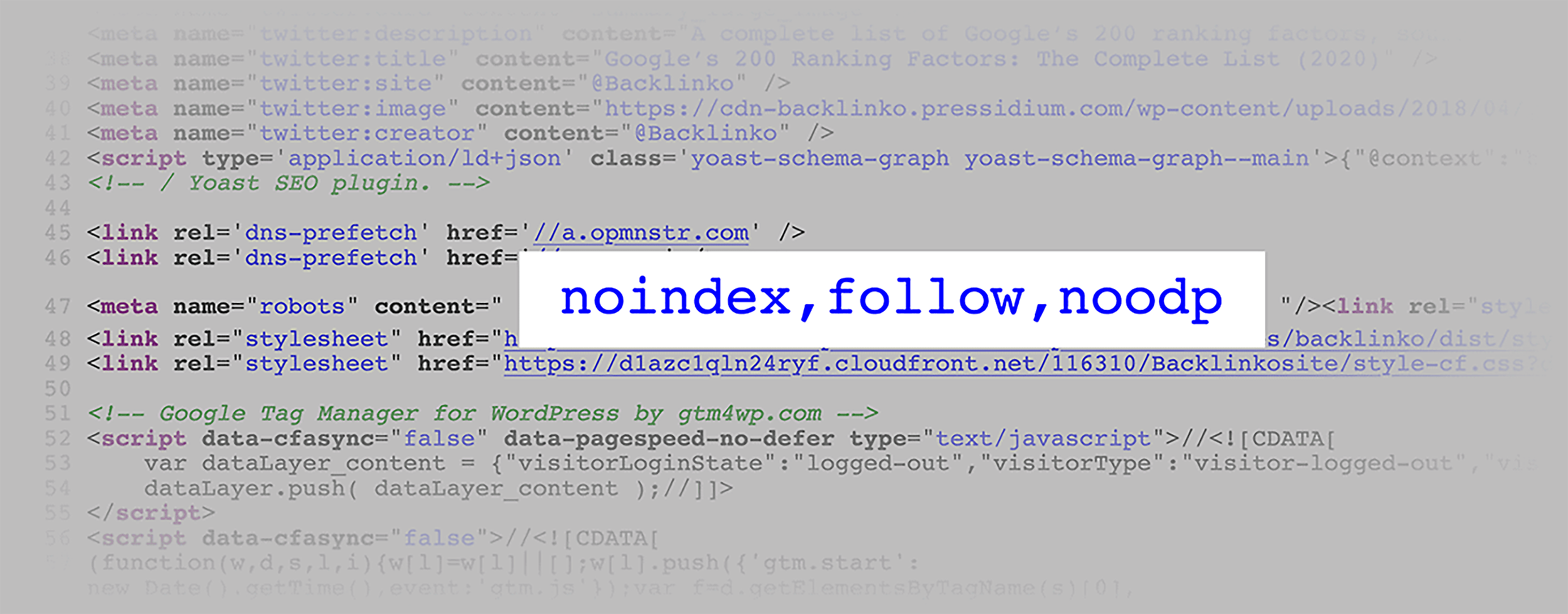 Noindex – HTML Noindex – HTML