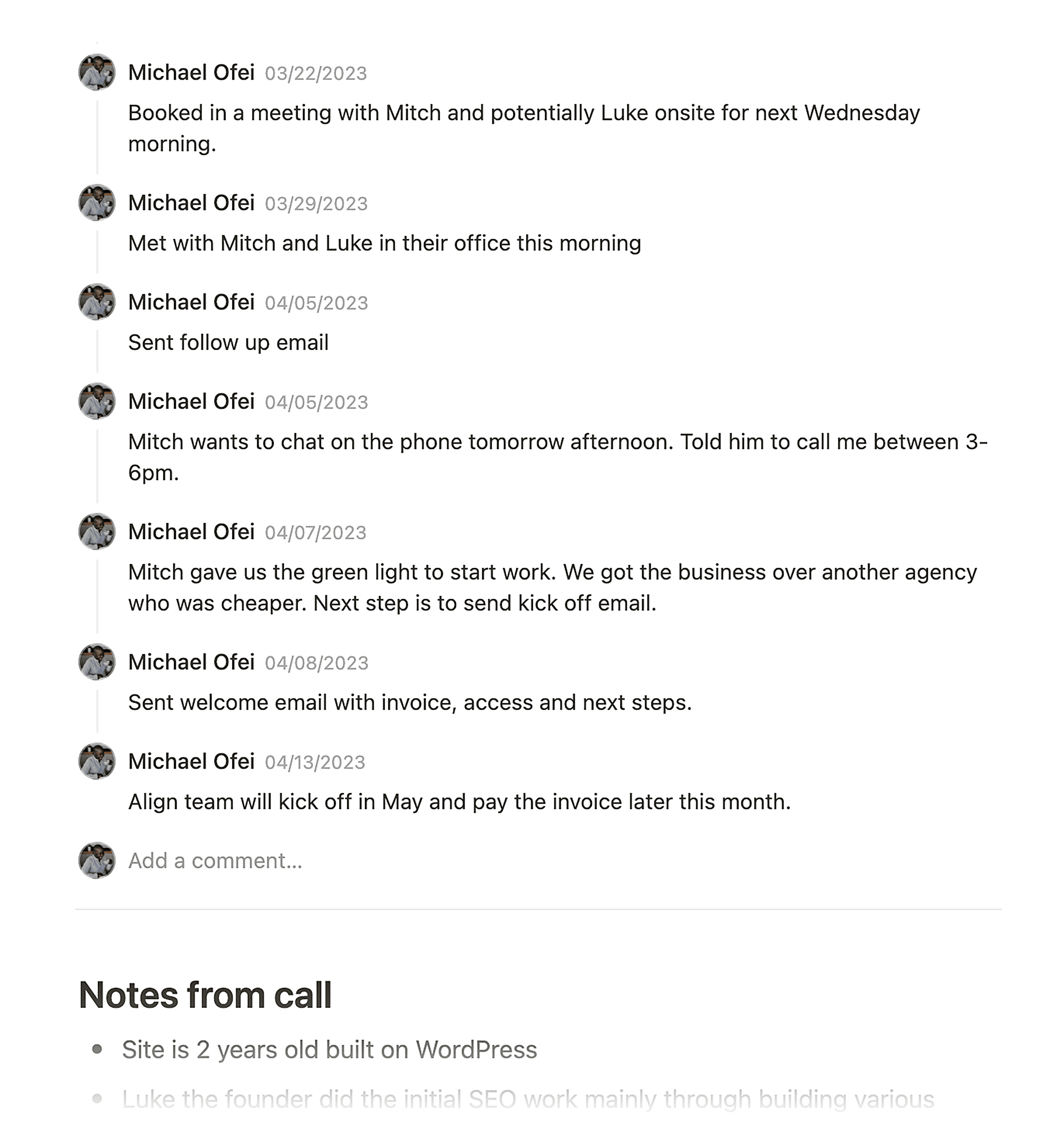 Notion – Messages Notion – Messages