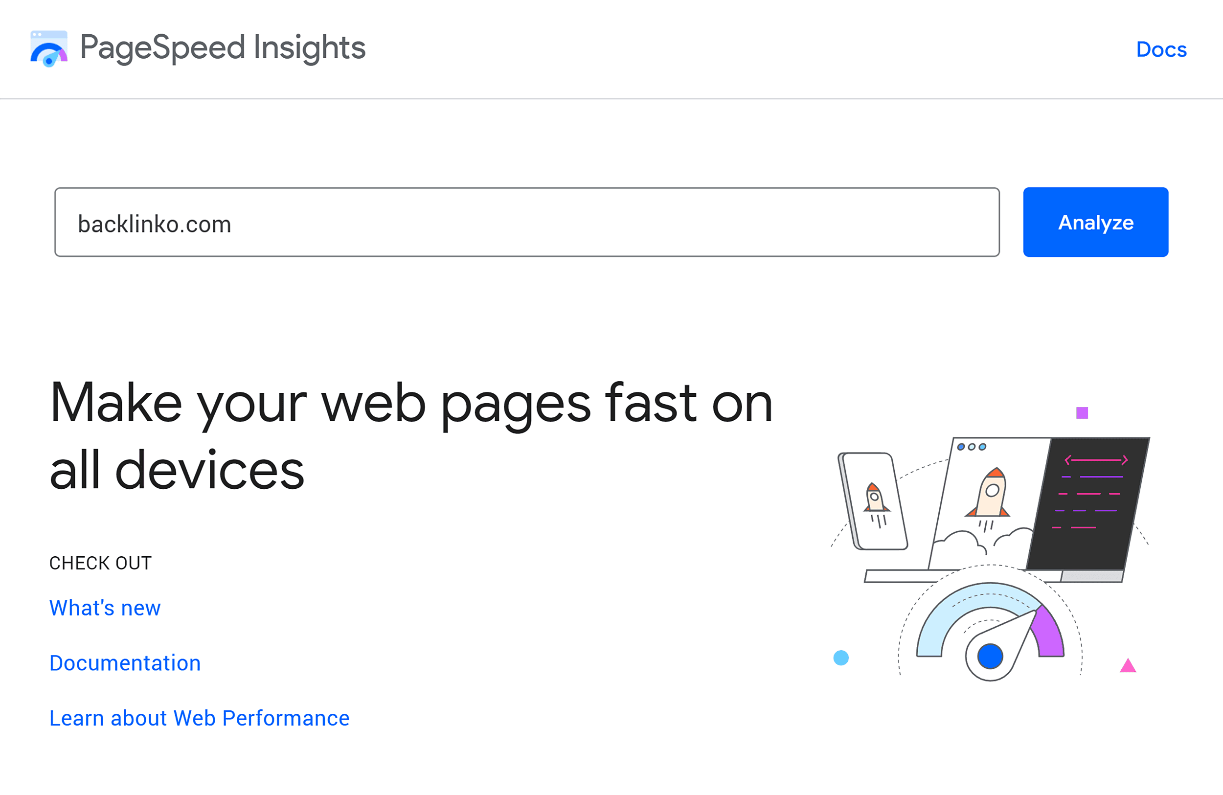 PageSpeed Insights PageSpeed Insights