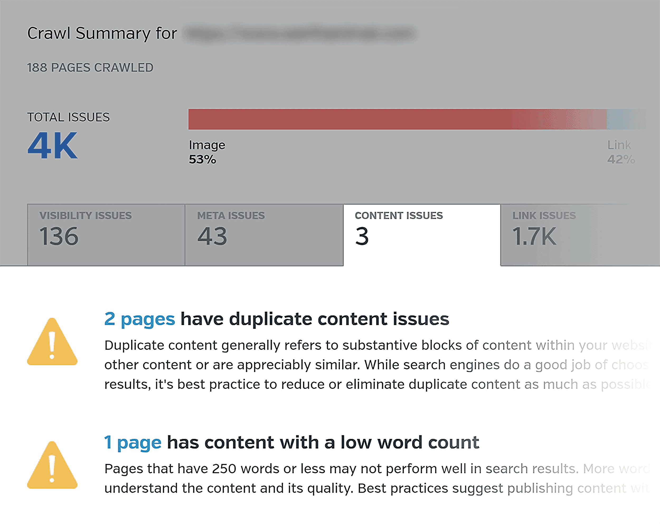 Raven Tools Site Auditor – Duplicate content Raven Tools Site Auditor – Duplicate content
