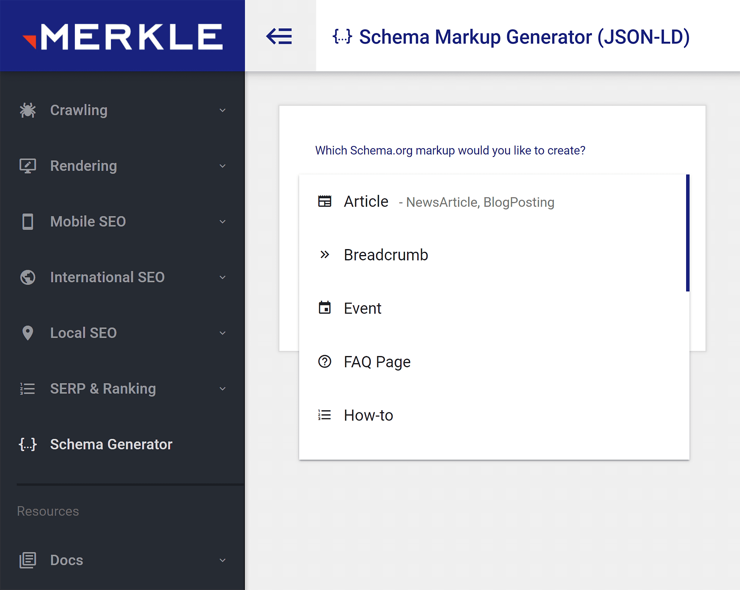 Schema Markup Generator Schema Markup Generator