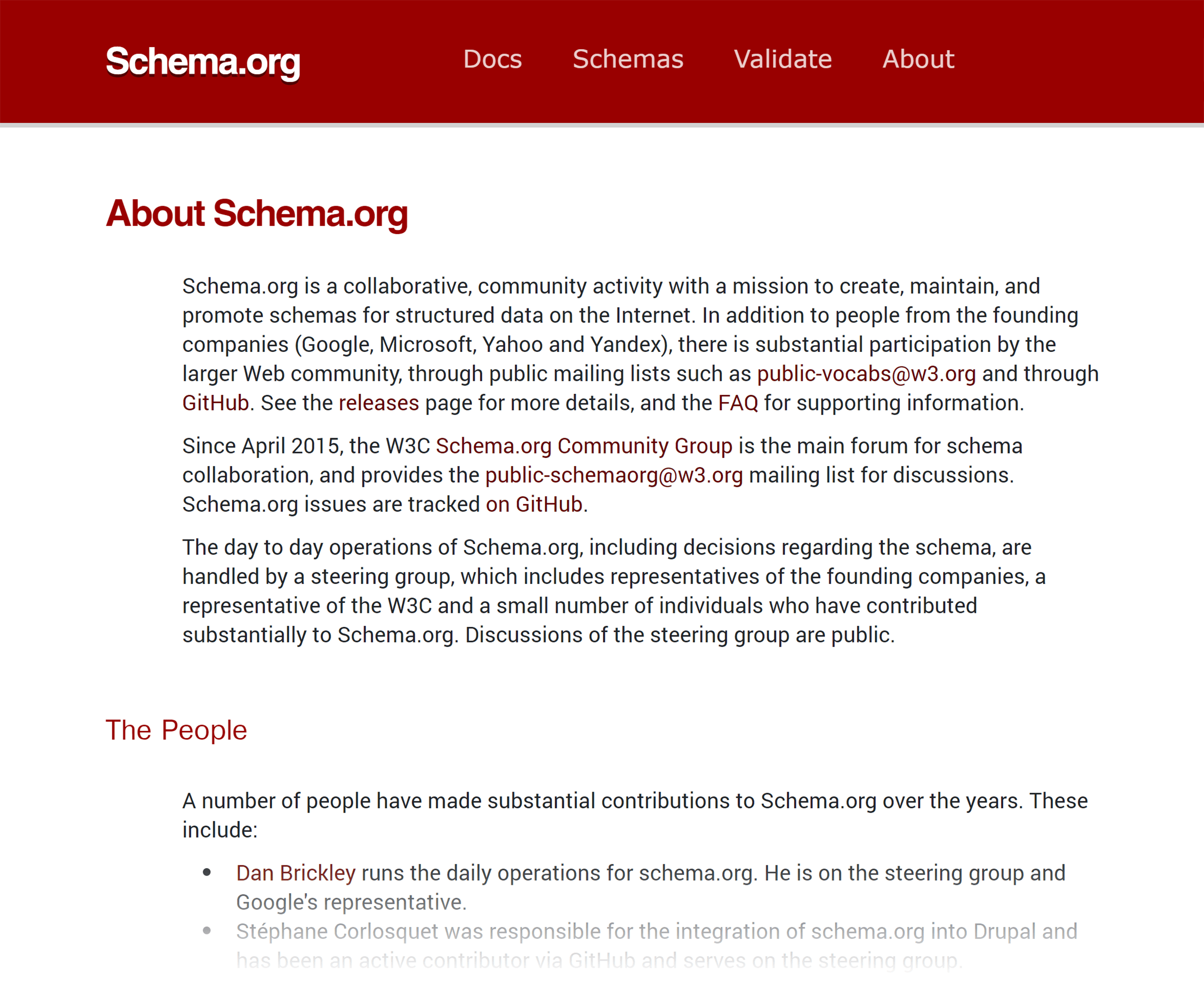 Schema.org Schema.org