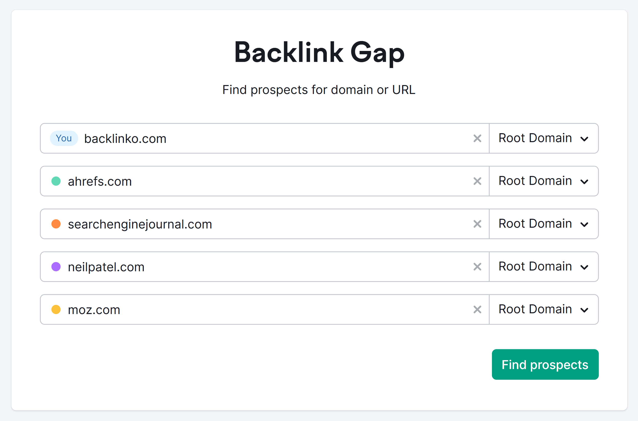 Semrush – Backlink Gap – Backlinko Semrush – Backlink Gap – Backlinko