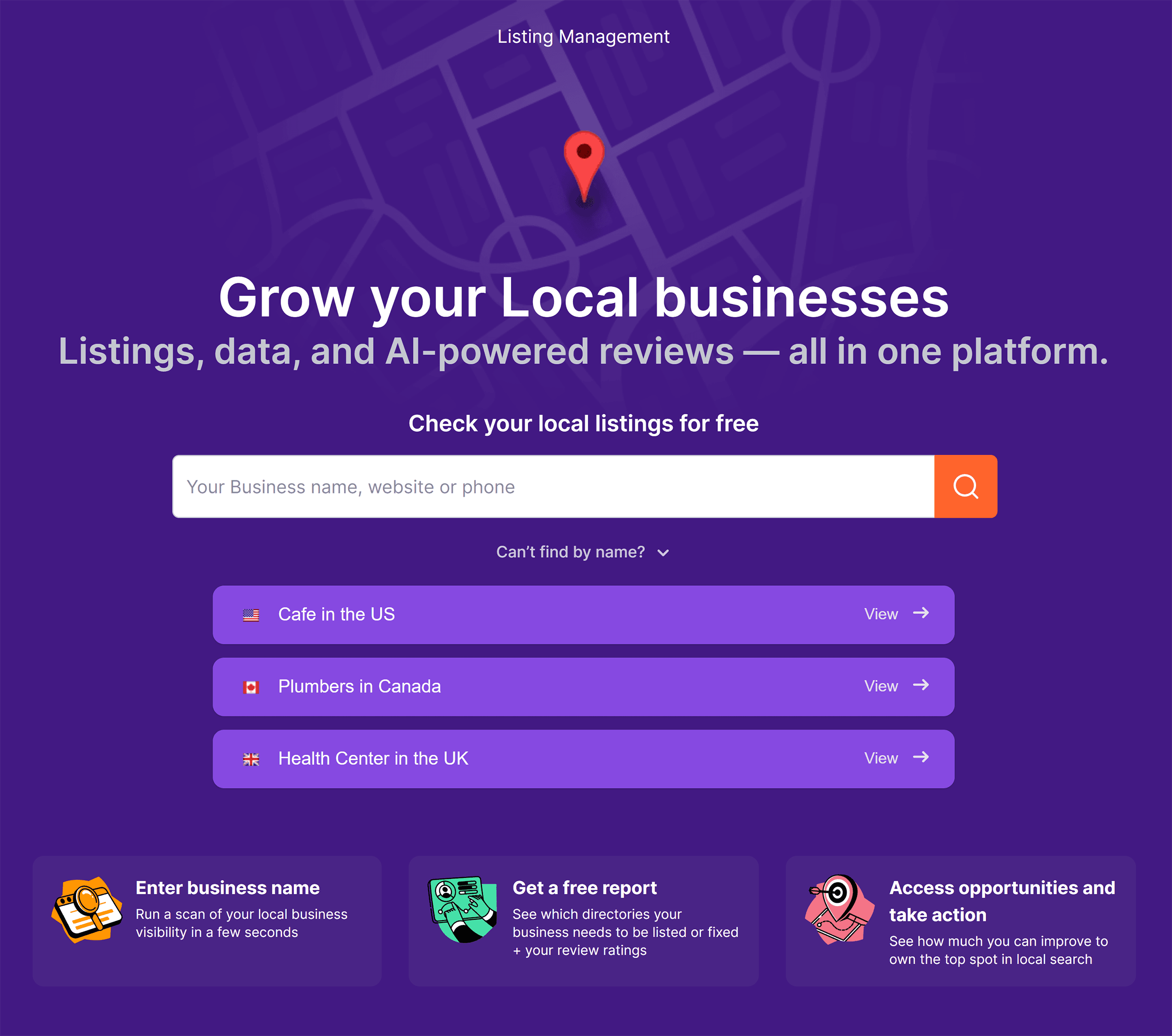 Semrush – Listings Management Semrush – Listings Management
