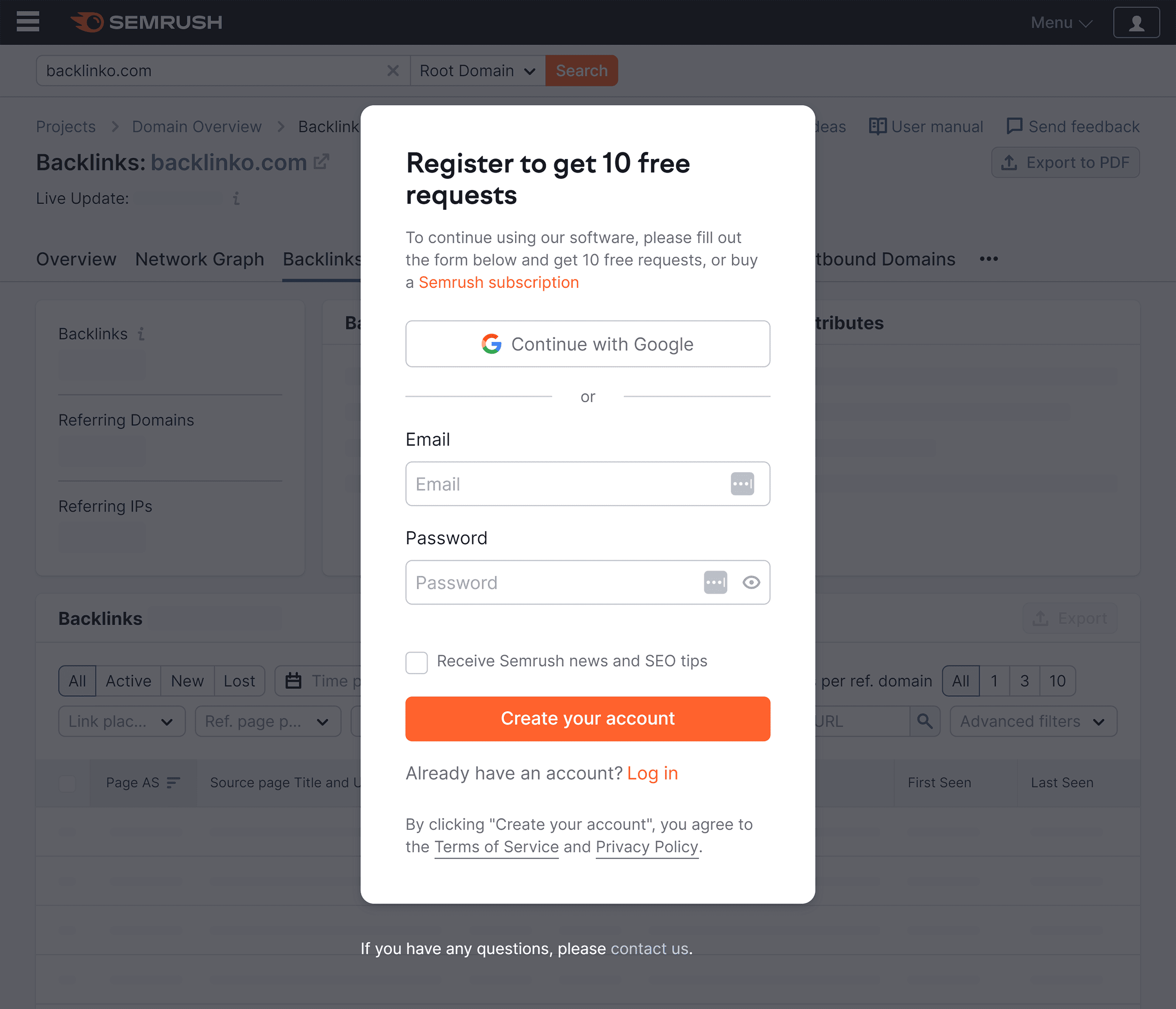 Semrush – Register Semrush – Register