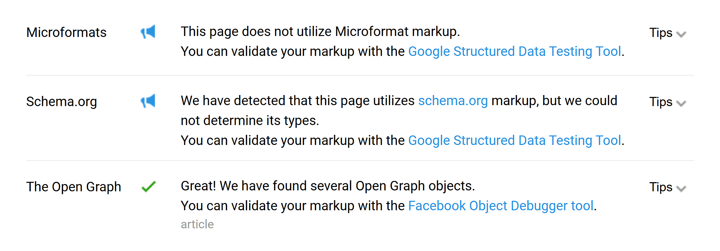 SEOquake – Structured data SEOquake – Structured data