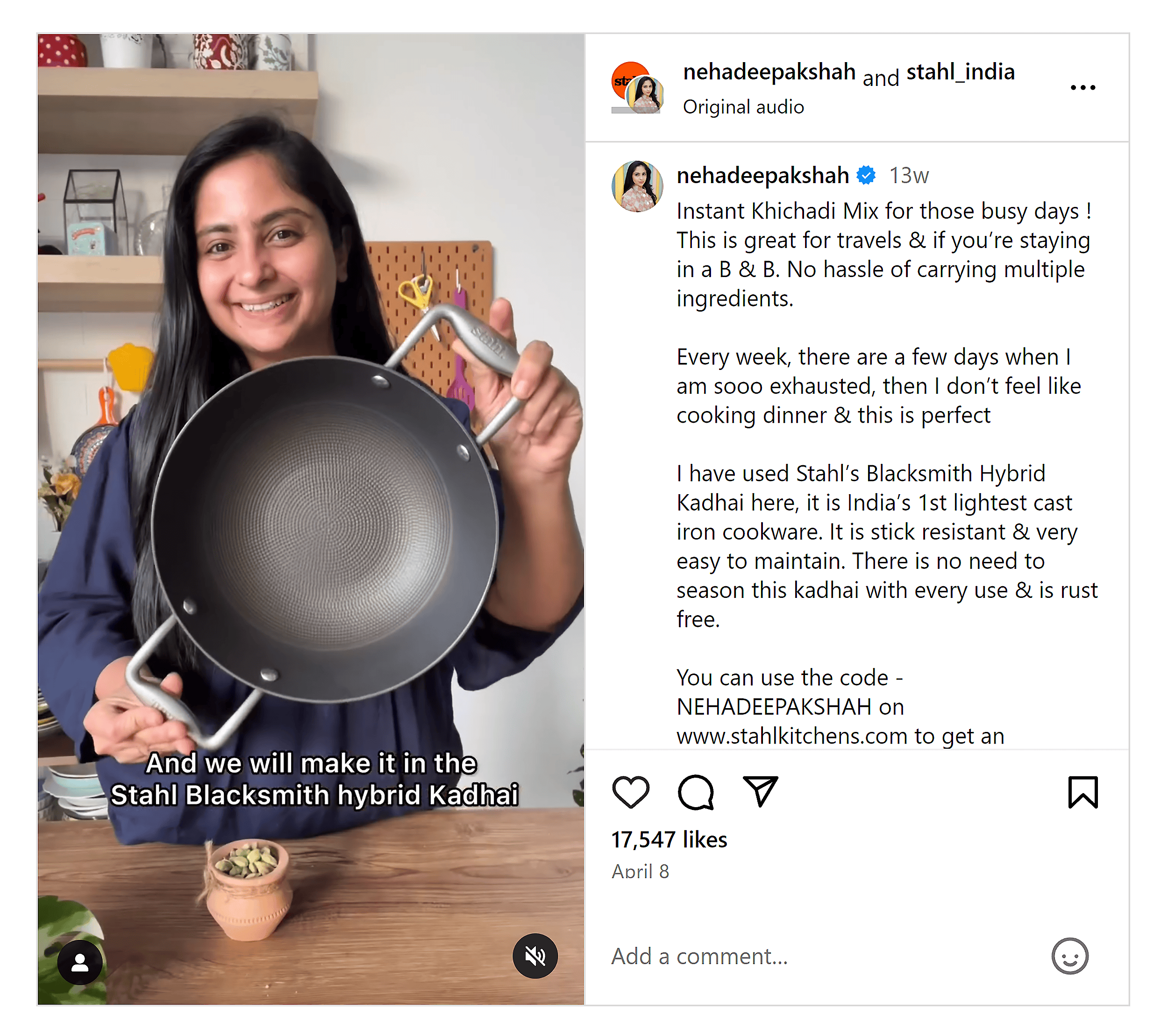 Stahl – Instagram collaboration Stahl – Instagram collaboration