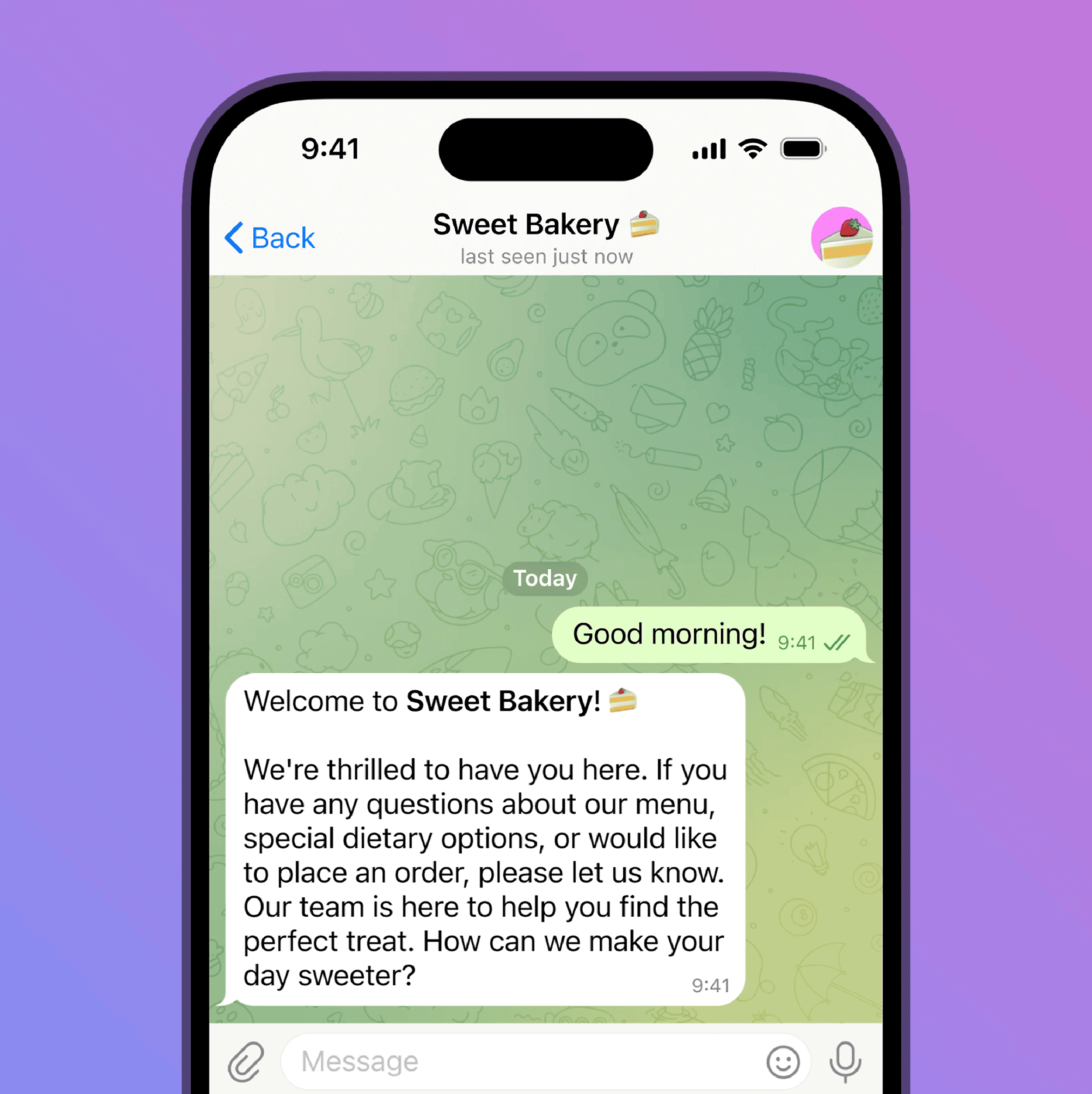 Telegram – Automated replies Telegram – Automated replies
