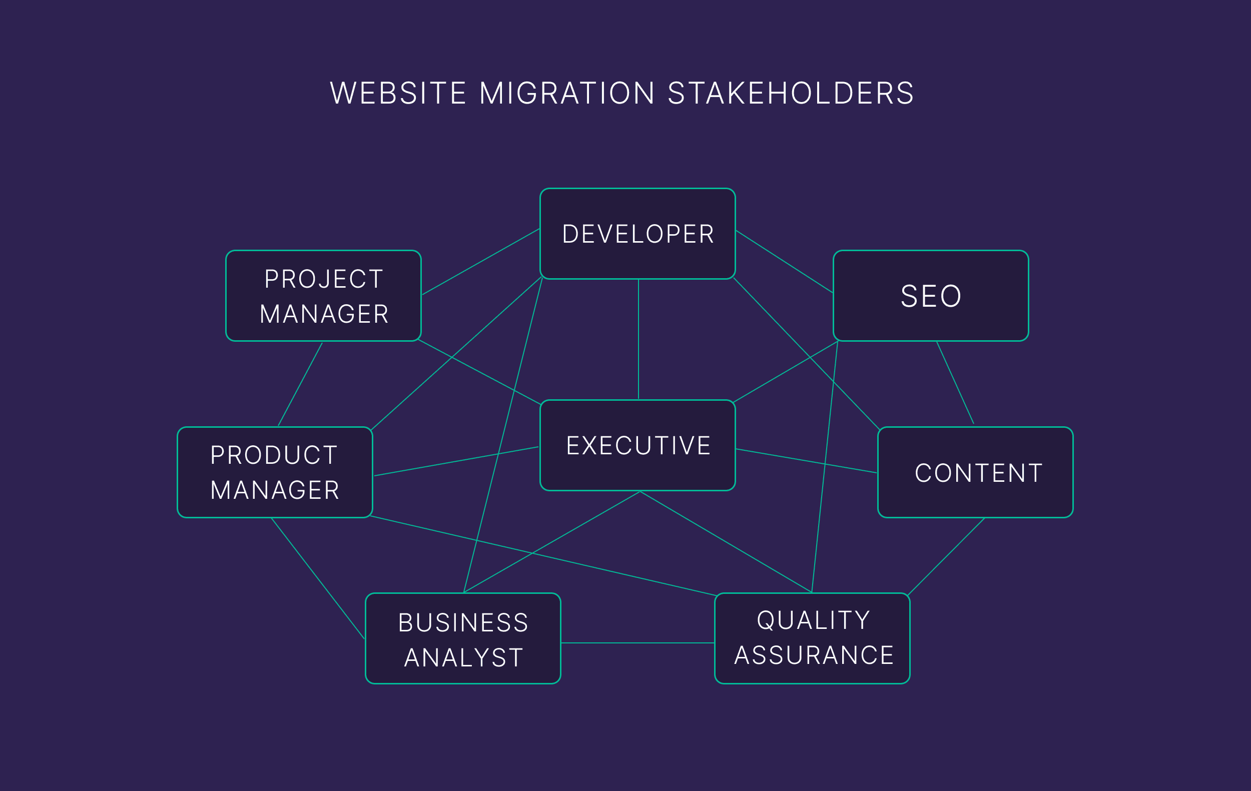 Website migration stakeholders
