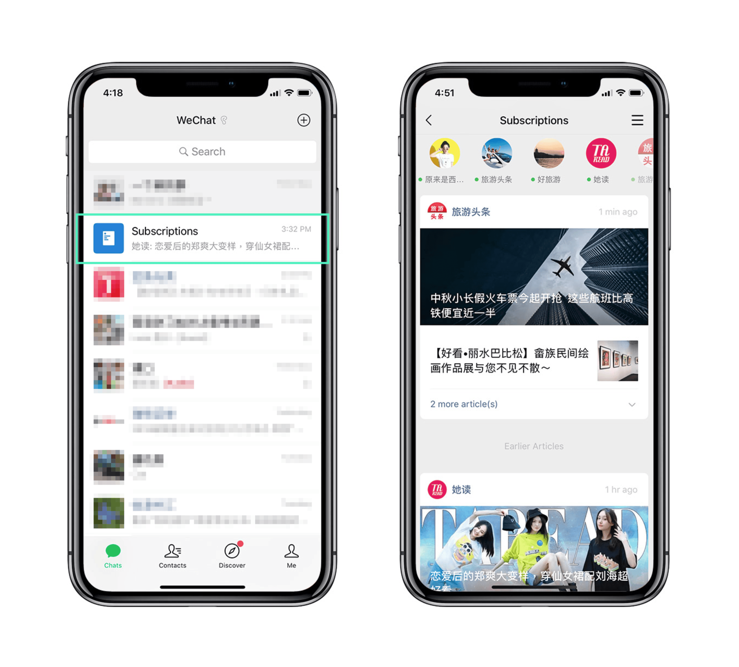 WeChat – Subscription Account WeChat – Subscription Account