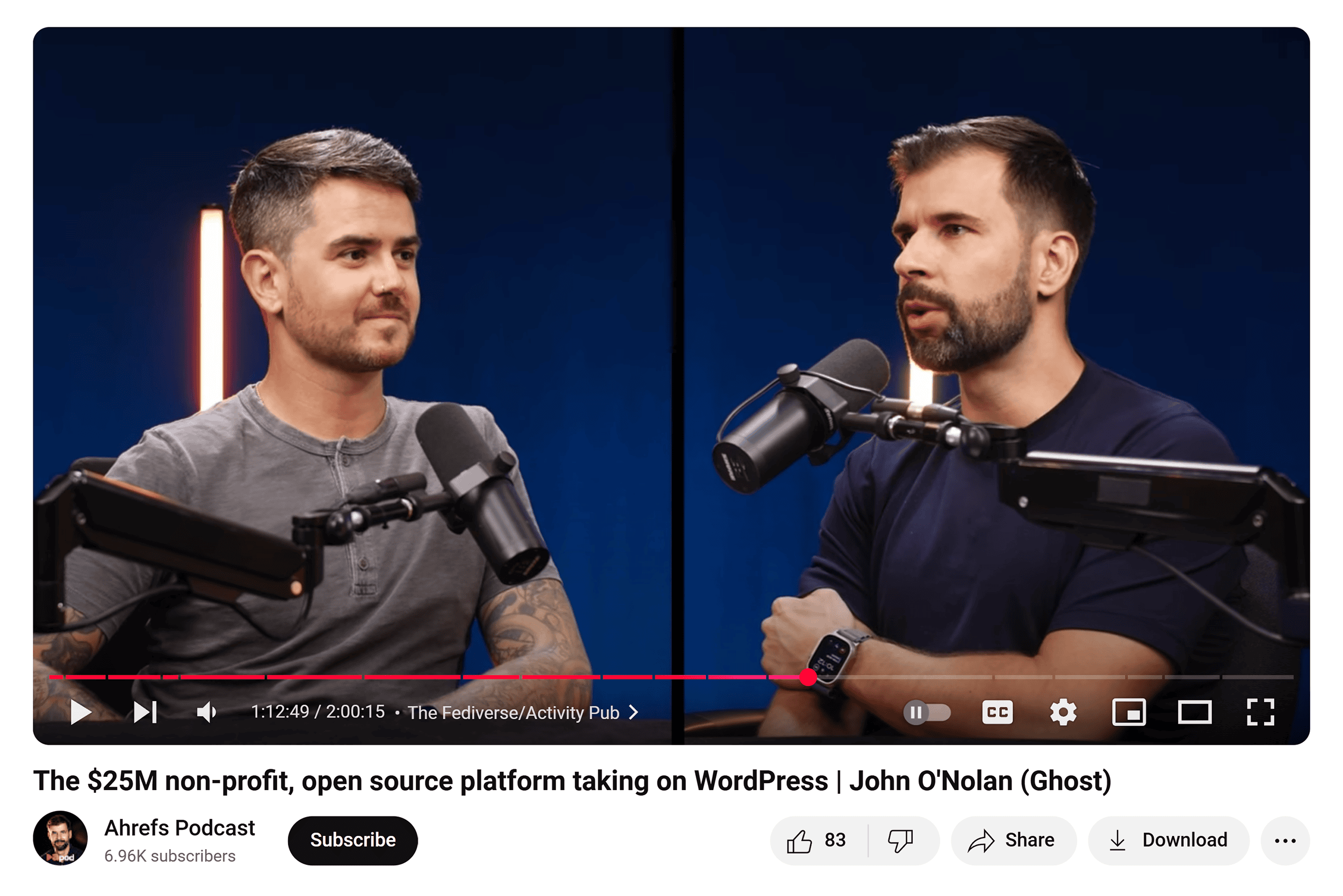YouTube – Ahrefs Podcast YouTube – Ahrefs Podcast